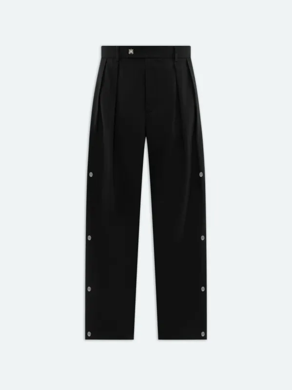 SIDE PLEAT SNAP PANT - BLACK sold by AMIRI