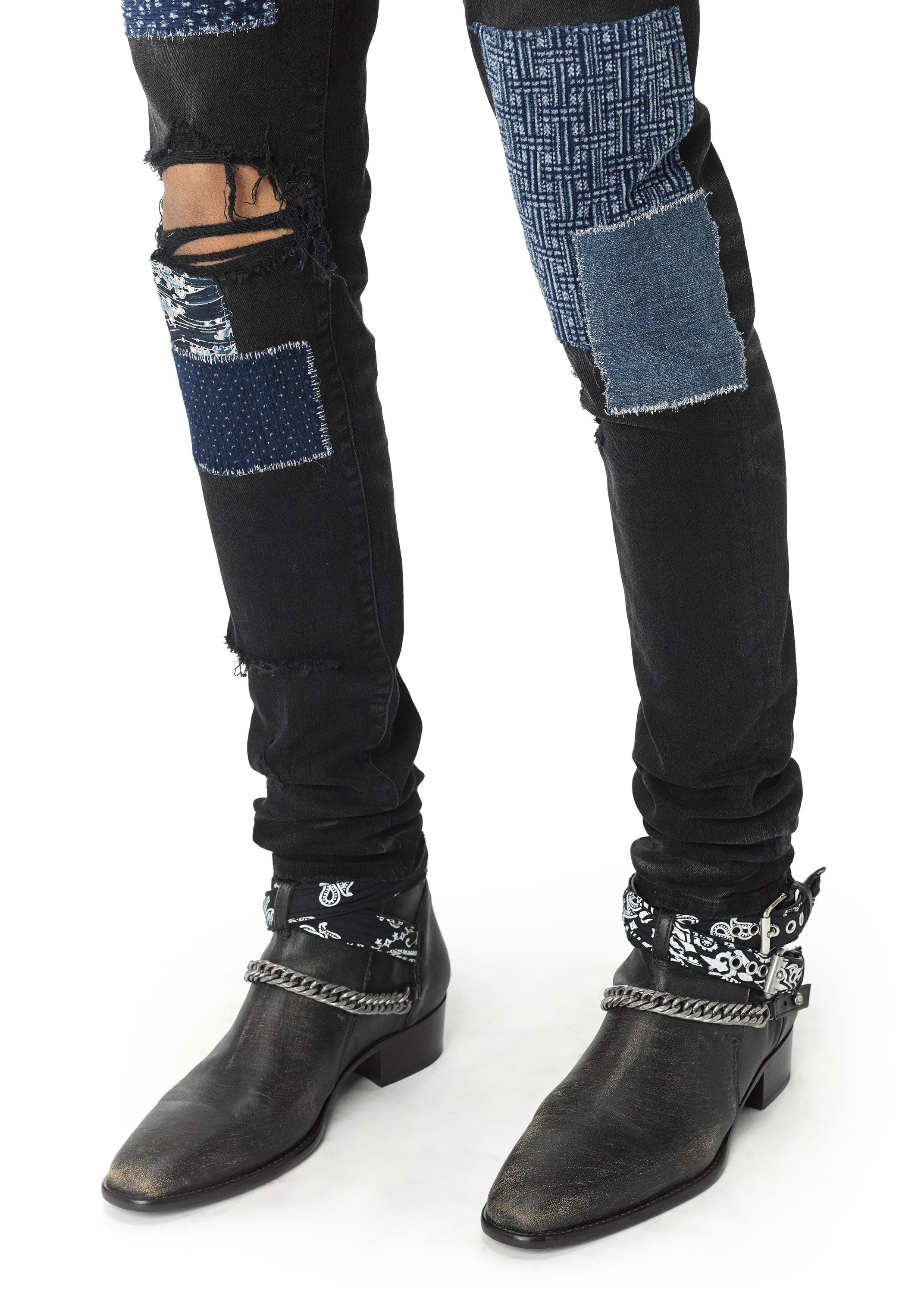 Japanese Repair Jean Aged Black sold by AMIRI product image thumbnail 4
