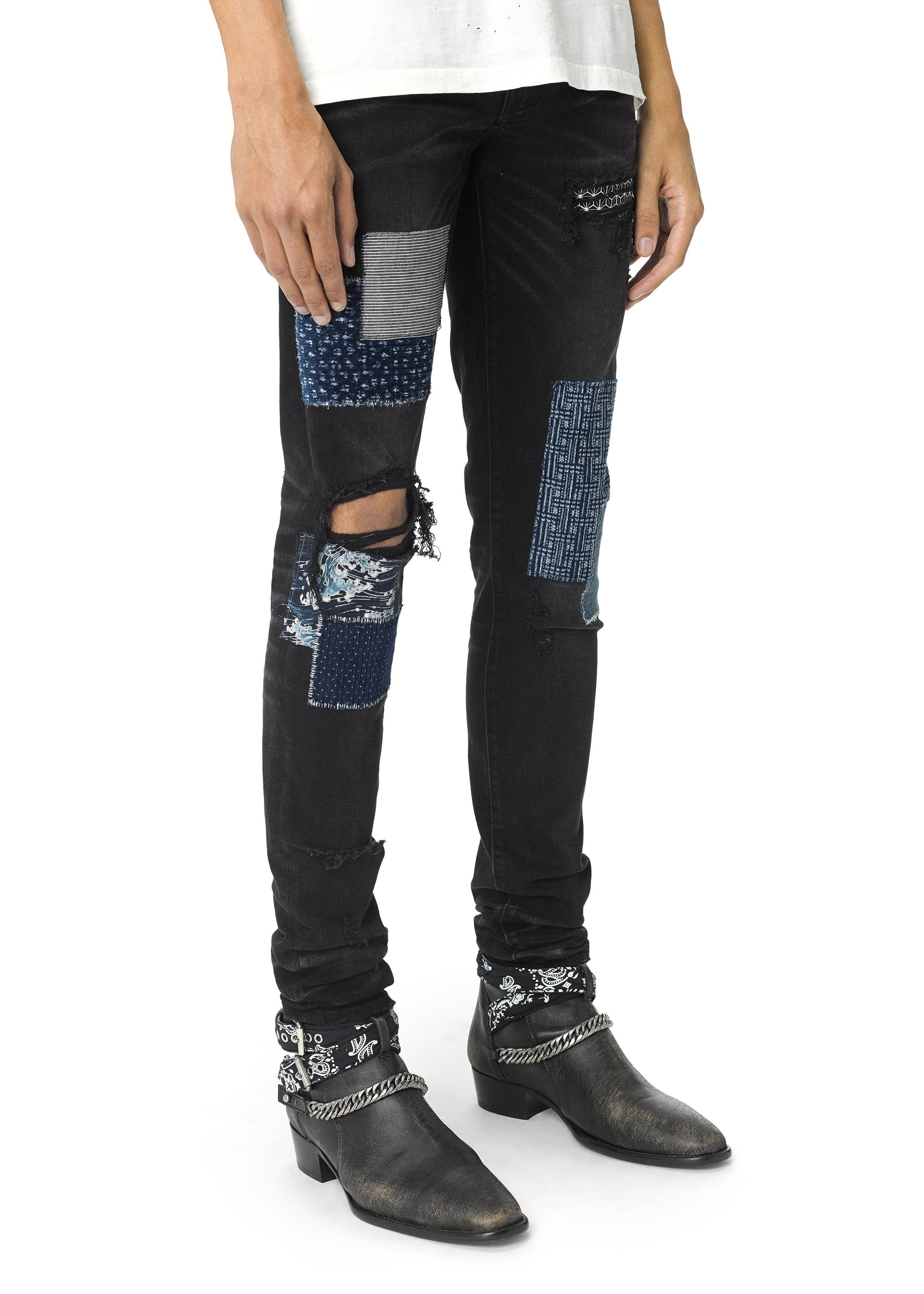 Japanese Repair Jean Aged Black sold by AMIRI product image thumbnail 3