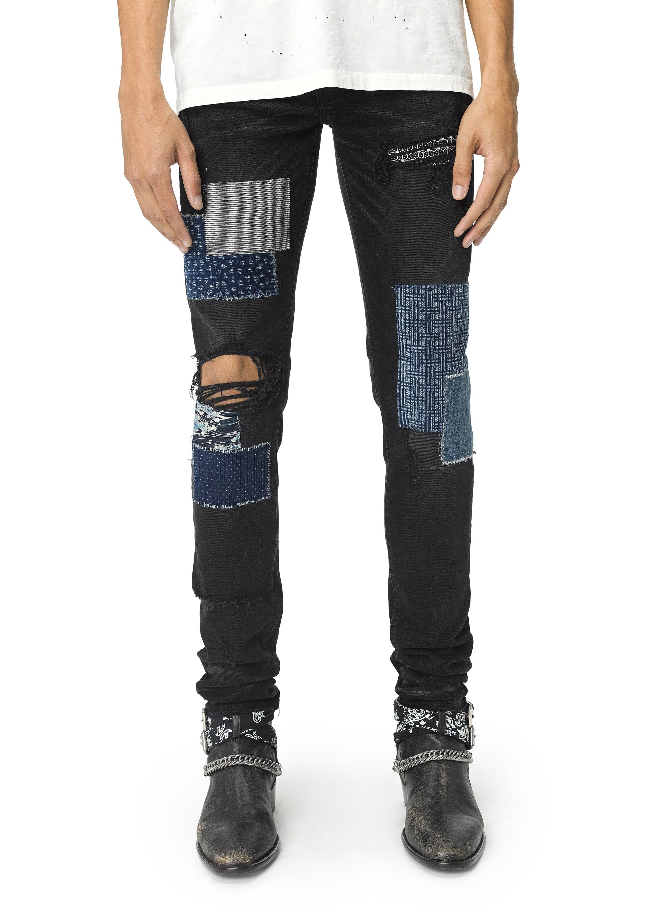 Japanese Repair Jean Aged Black sold by AMIRI product image thumbnail 2