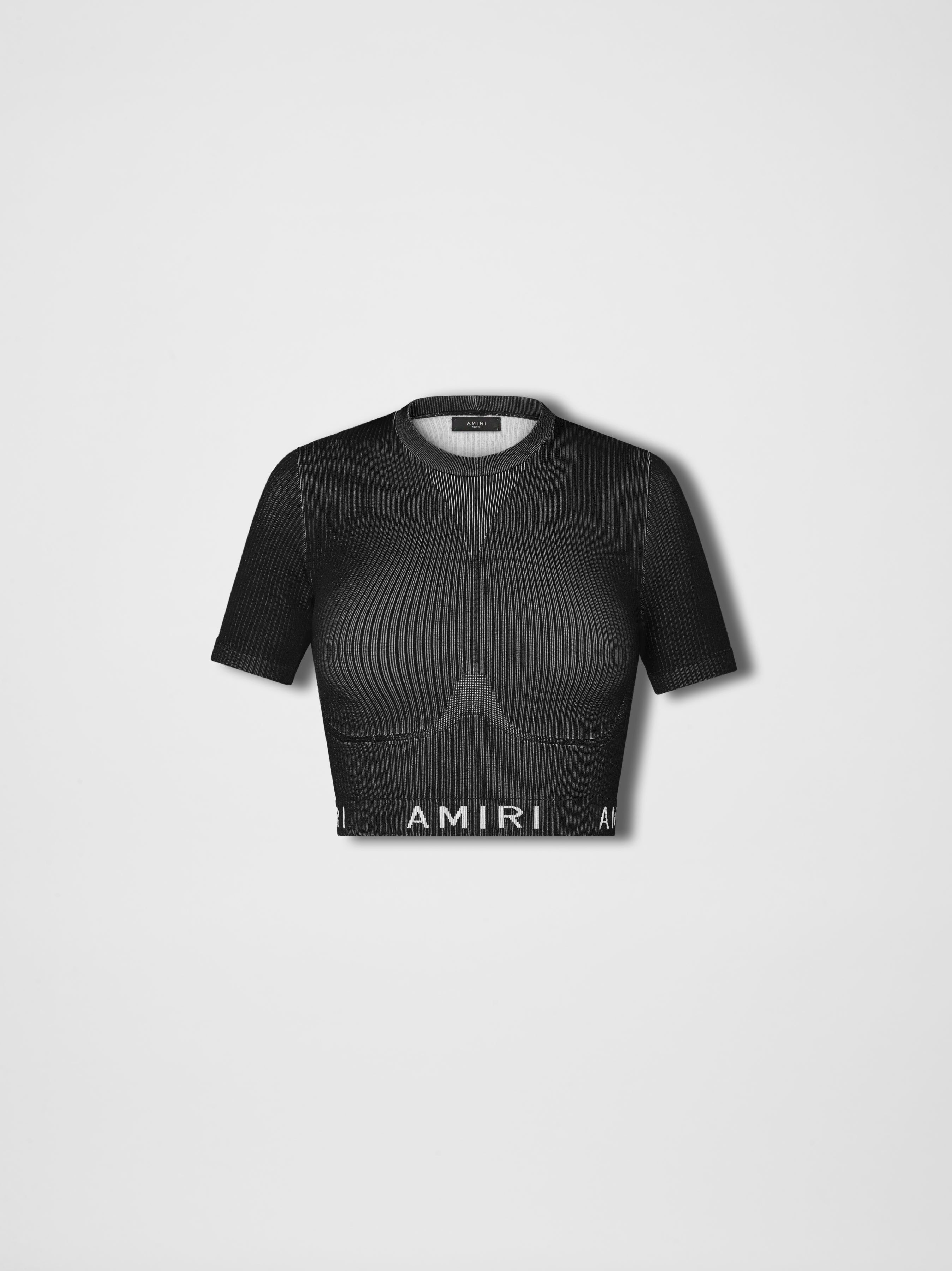 WOMEN - SEAMLESS KNIT SHIRT - BLACK sold by AMIRI