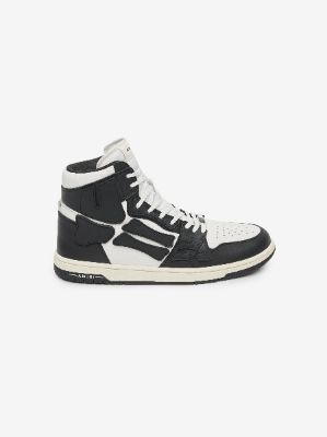 WOMEN - WOMEN'S SKEL-TOP HI - BLACK / WHITE sold by AMIRI