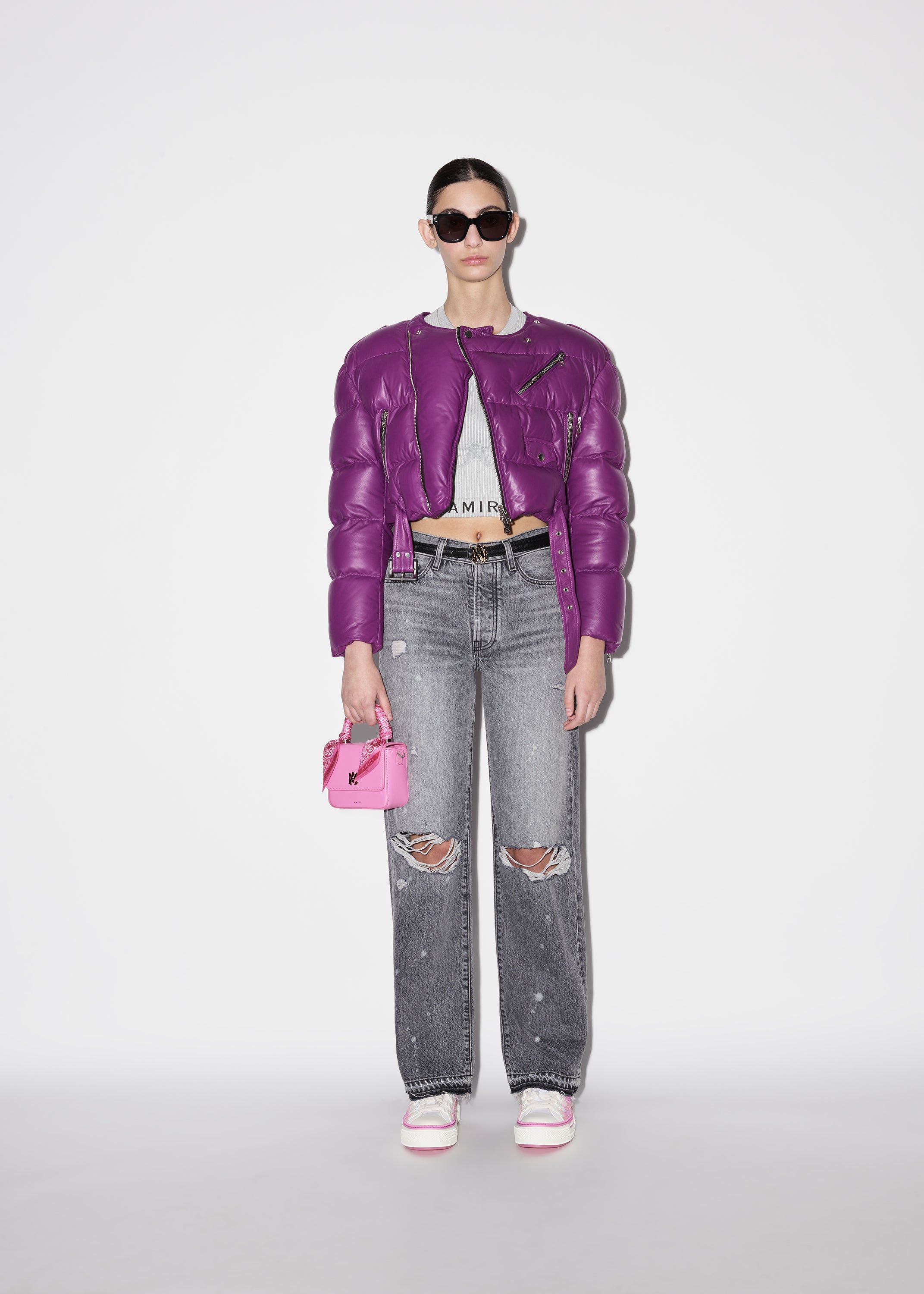 WOMEN - WIDE STRAIGHT - STONE GREY sold by AMIRI product image thumbnail 2