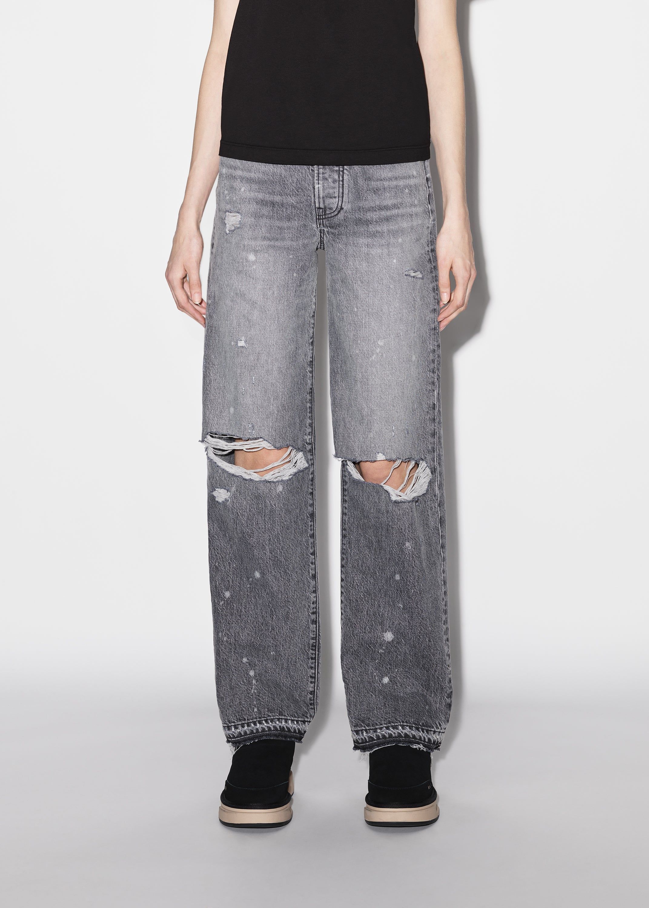 WOMEN - WIDE STRAIGHT - STONE GREY sold by AMIRI product image thumbnail 3