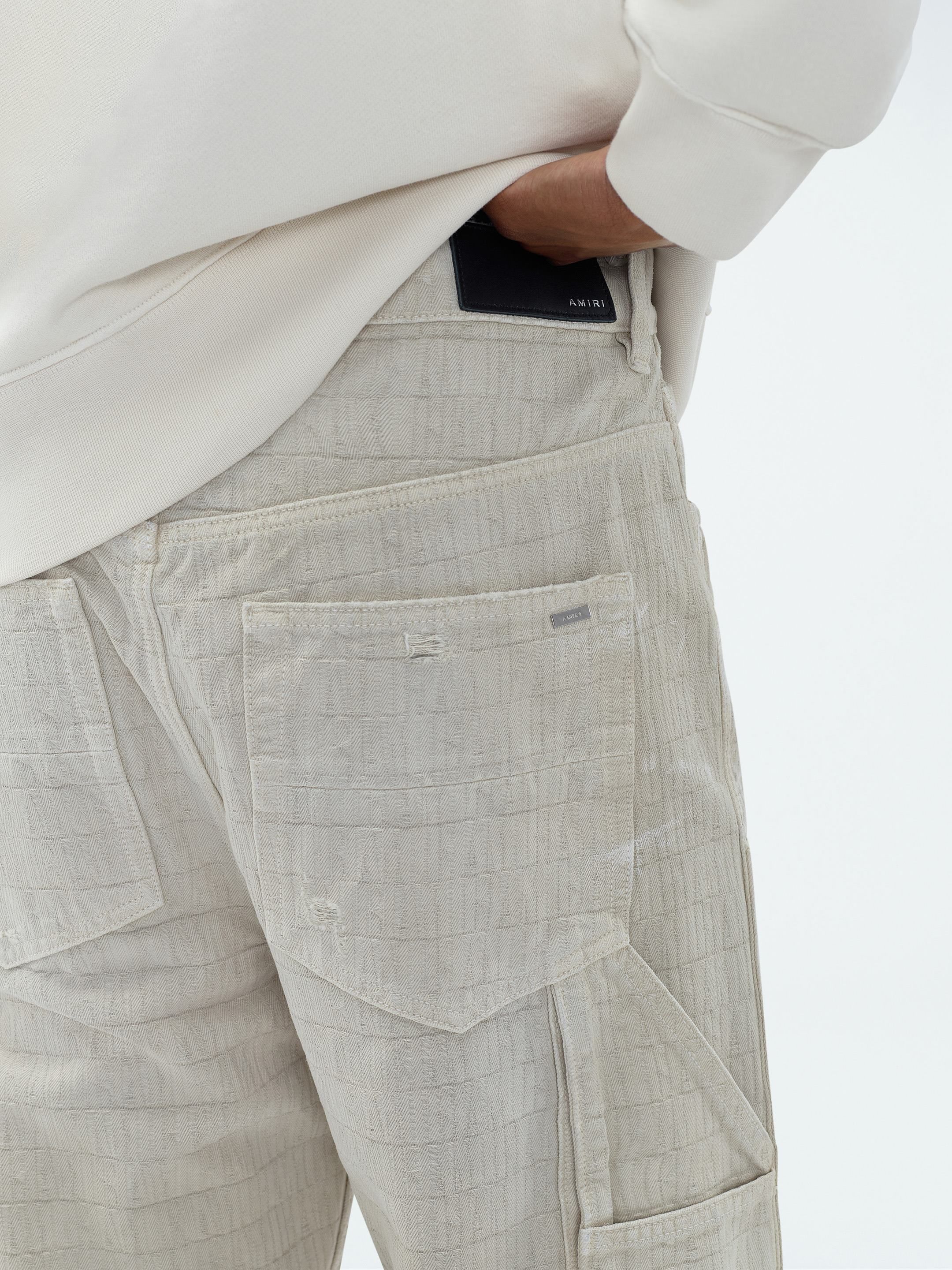 AMIRI JACQUARD CARPENTER JEAN - LEMON PEPPER sold by AMIRI product image thumbnail 9