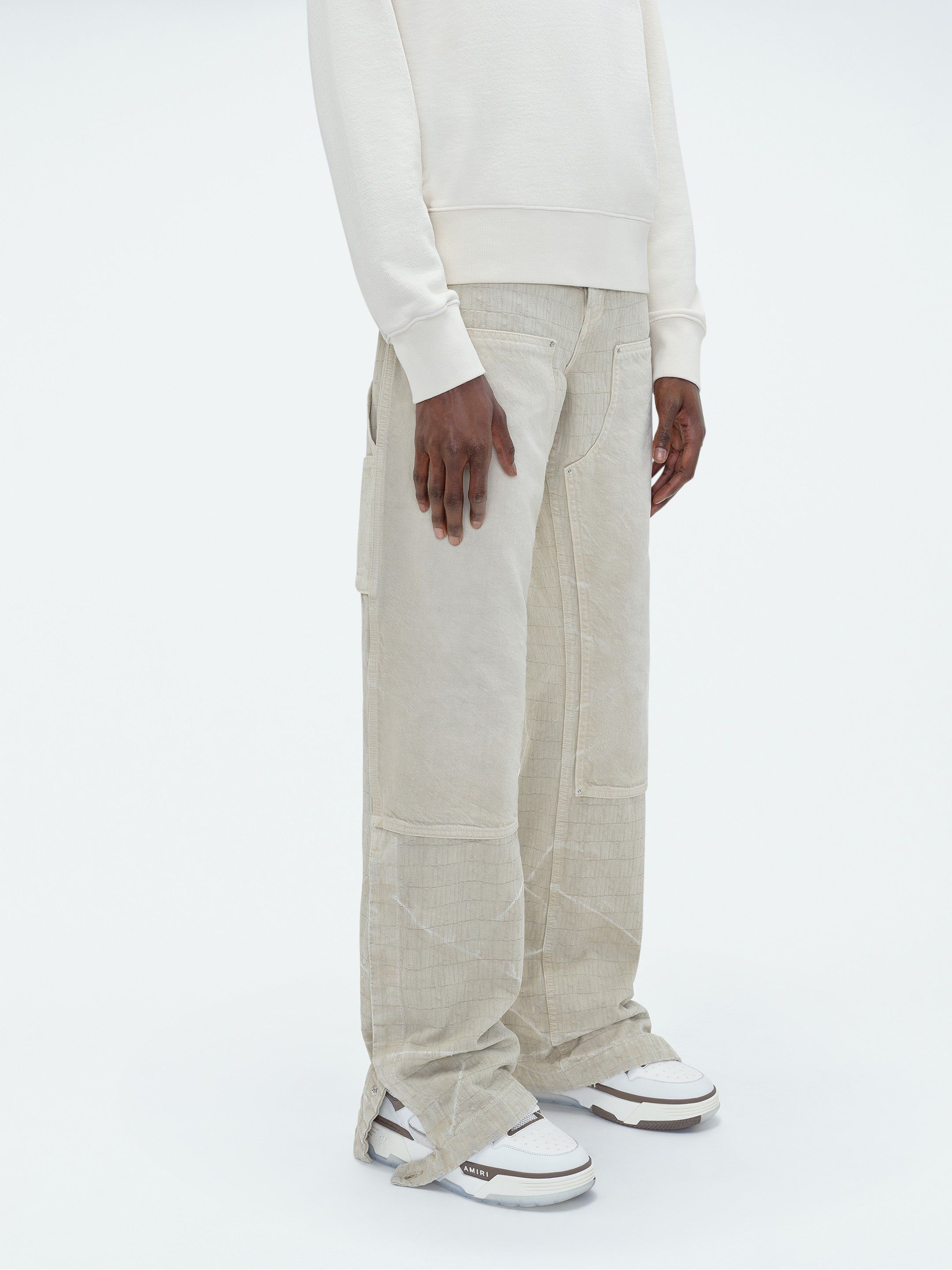 AMIRI JACQUARD CARPENTER JEAN - LEMON PEPPER sold by AMIRI product image thumbnail 4
