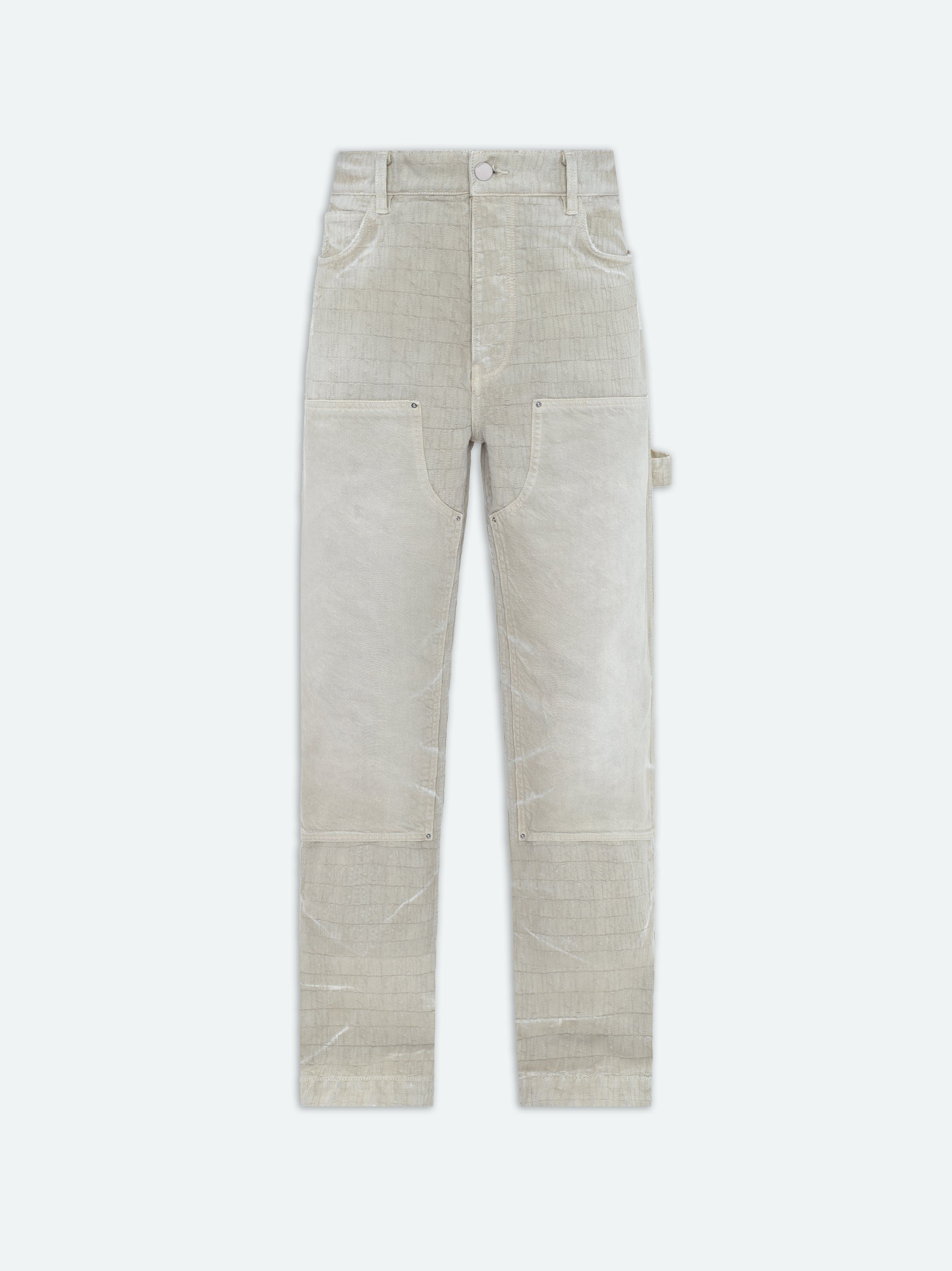 AMIRI JACQUARD CARPENTER JEAN - LEMON PEPPER sold by AMIRI