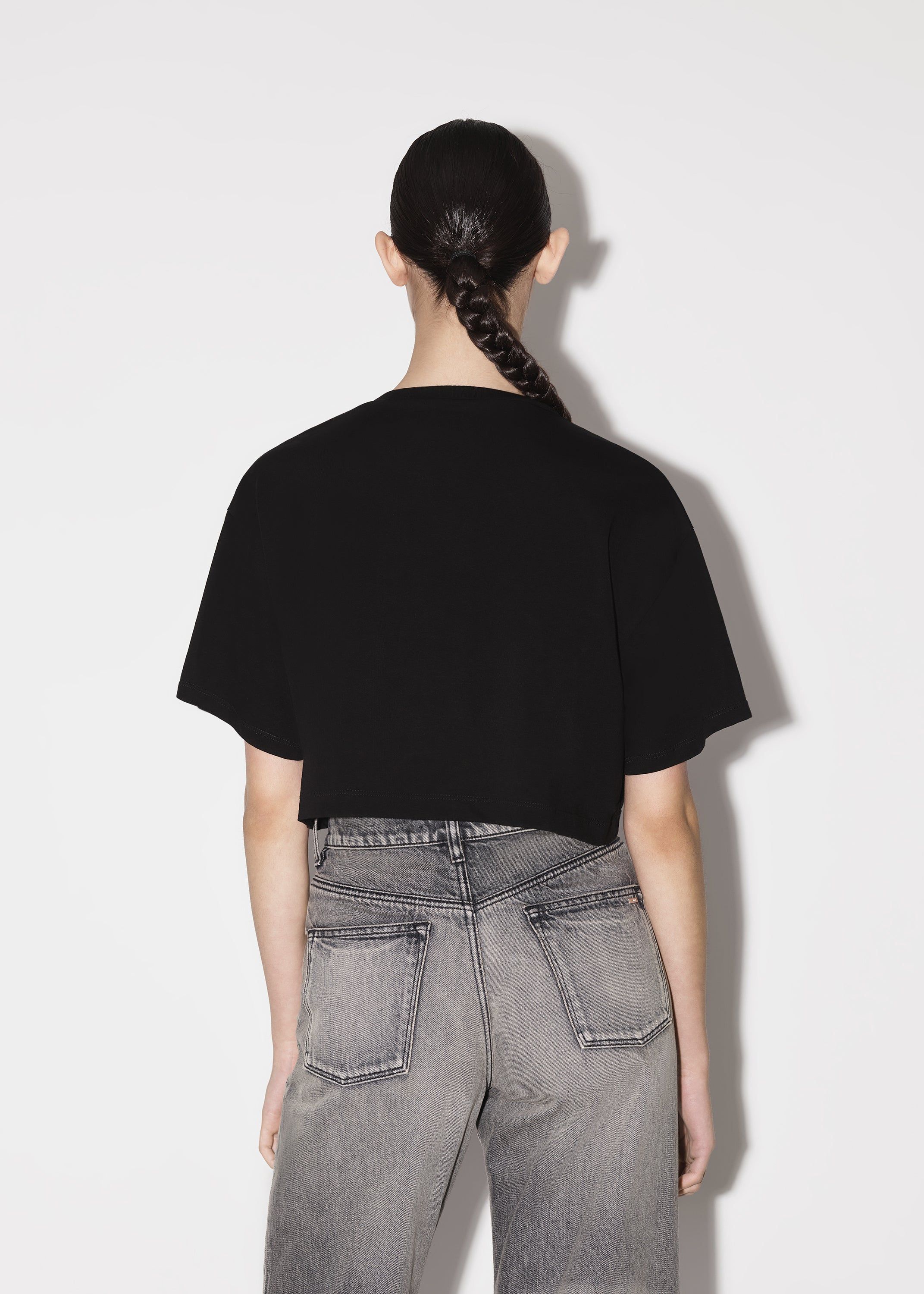 WOMEN - CROPPED TEE - BLACK sold by AMIRI product image thumbnail 5