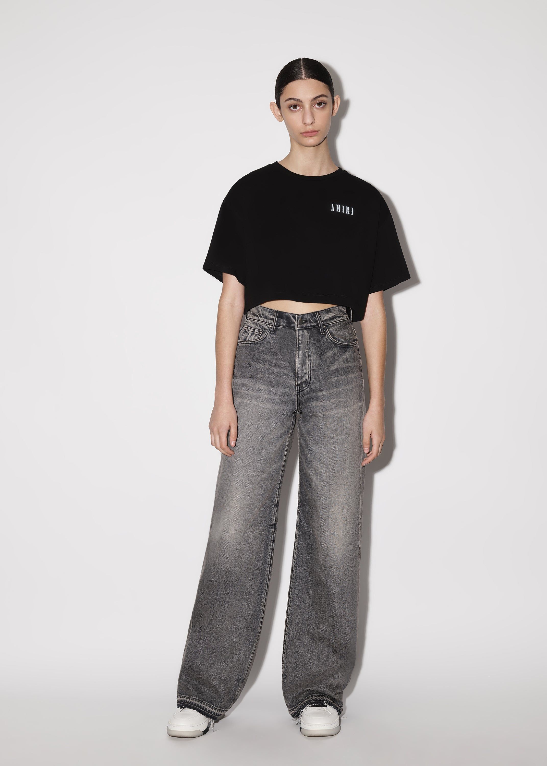 WOMEN - CROPPED TEE - BLACK sold by AMIRI product image thumbnail 2