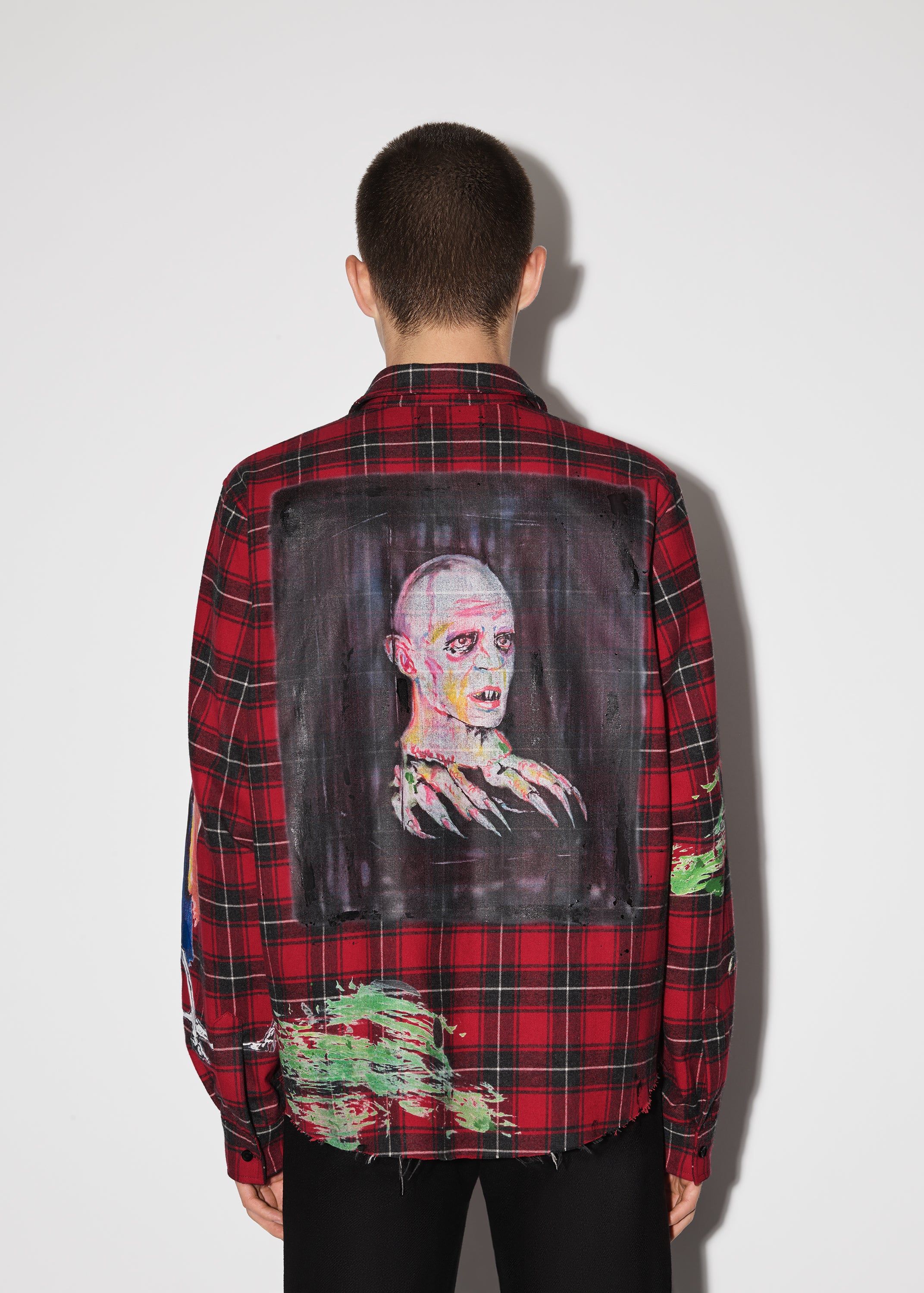 WES LANG BLOOD '38 SHIRT - RED sold by AMIRI product image thumbnail 5