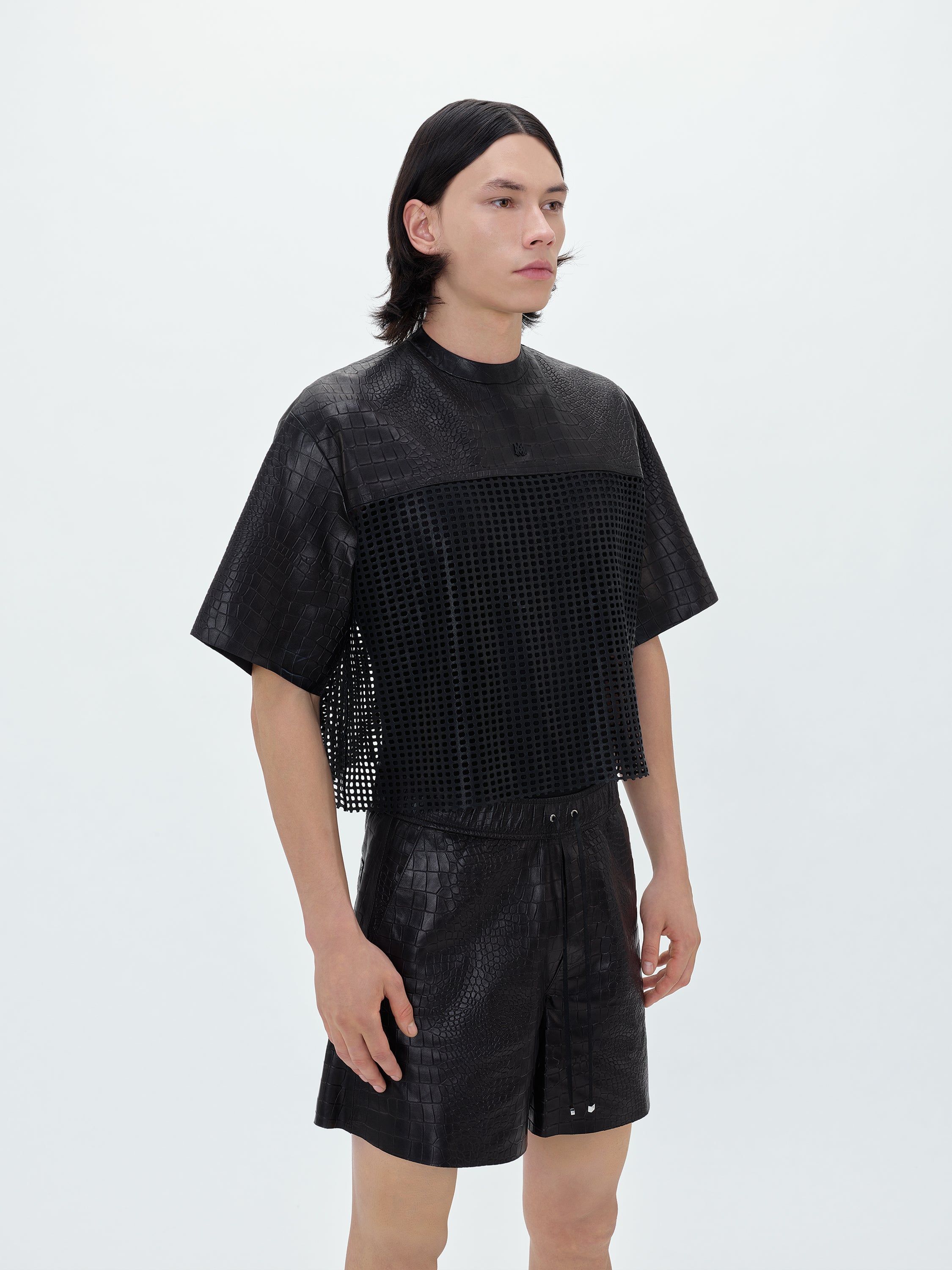 CROC SHIRT - BLACK sold by AMIRI product image thumbnail 3