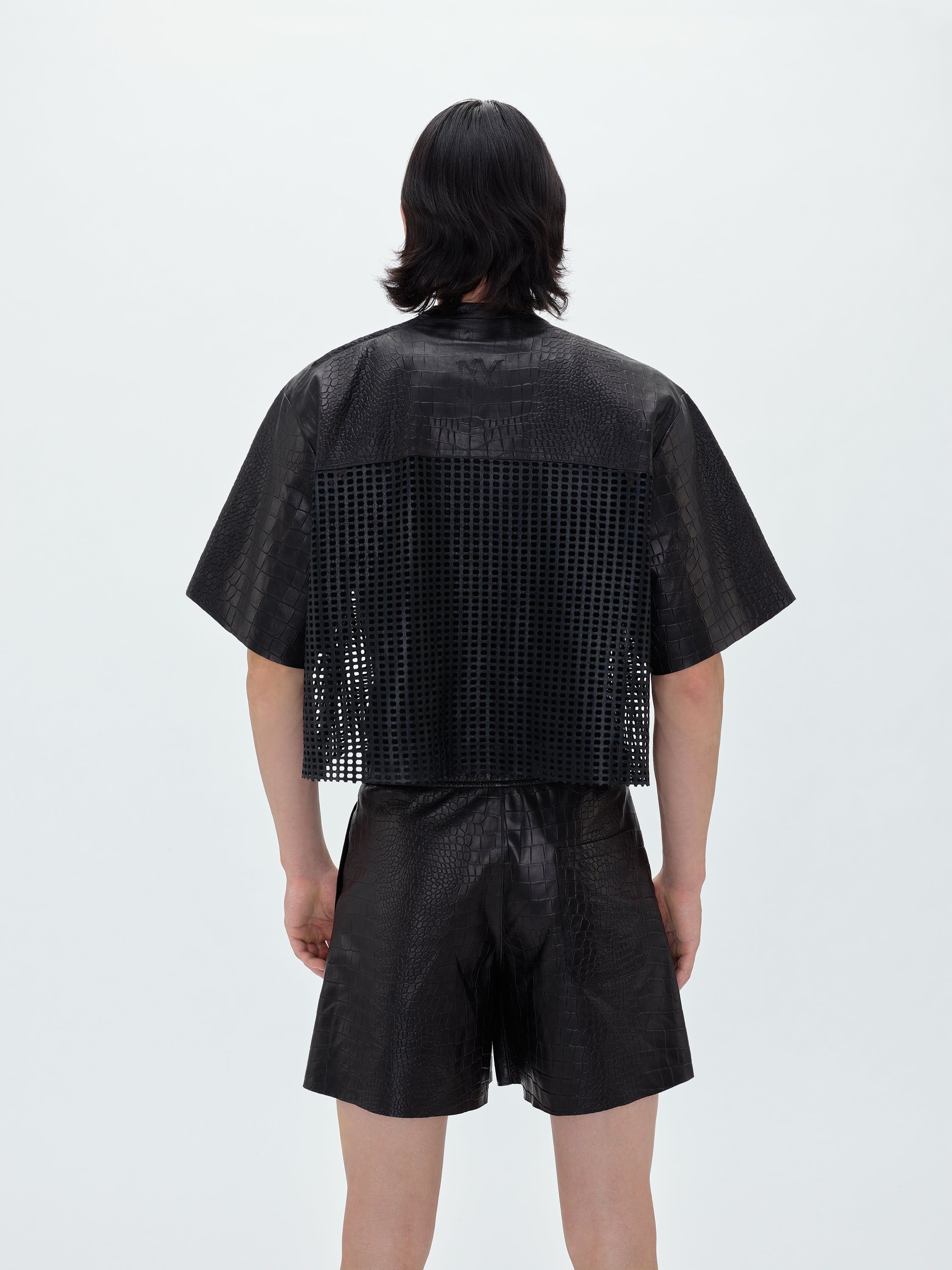 CROC SHIRT - BLACK sold by AMIRI product image thumbnail 4