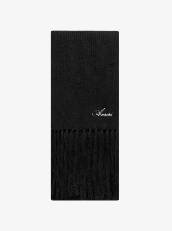 CLASSIC CASHMERE SCARF - BLACK sold by AMIRI