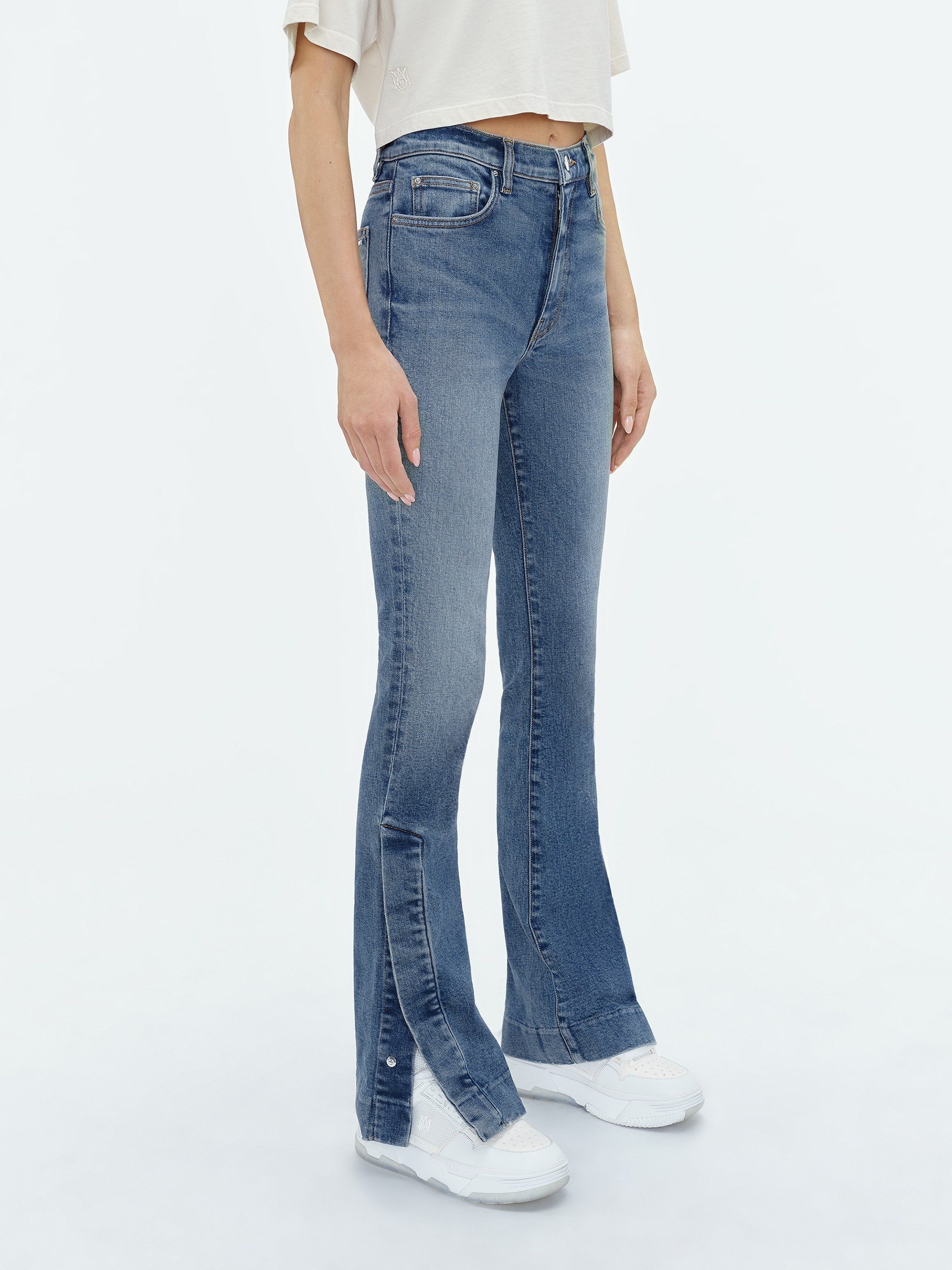 WOMEN - KICK FLARE - River Indigo sold by AMIRI product image thumbnail 4