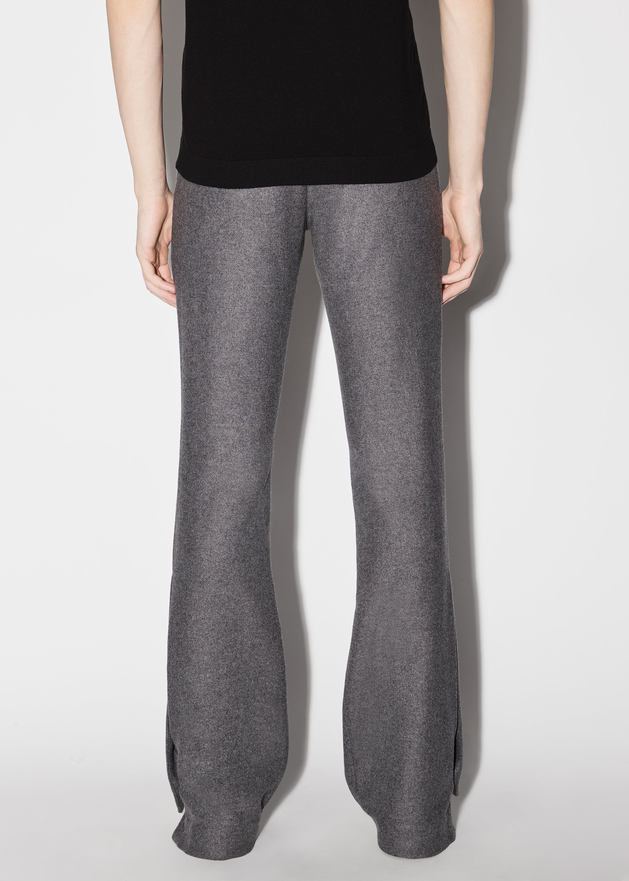 WOOL FLANNEL FLARE PANTS - GREY sold by AMIRI product image thumbnail 4