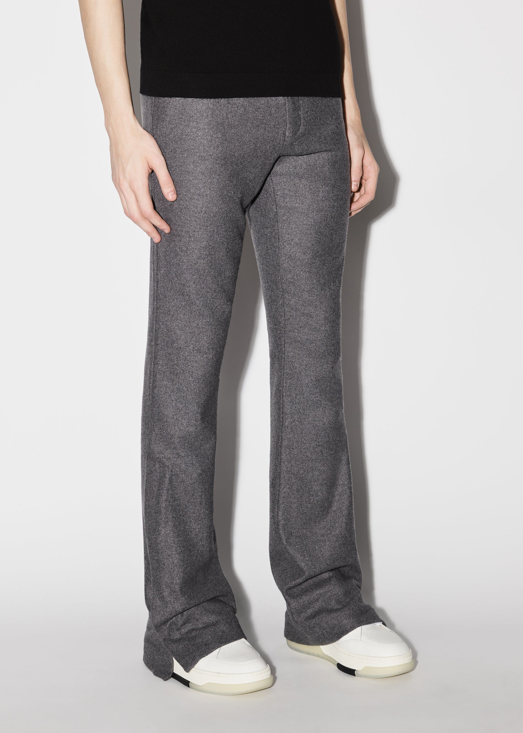 WOOL FLANNEL FLARE PANTS - GREY sold by AMIRI product image thumbnail 3