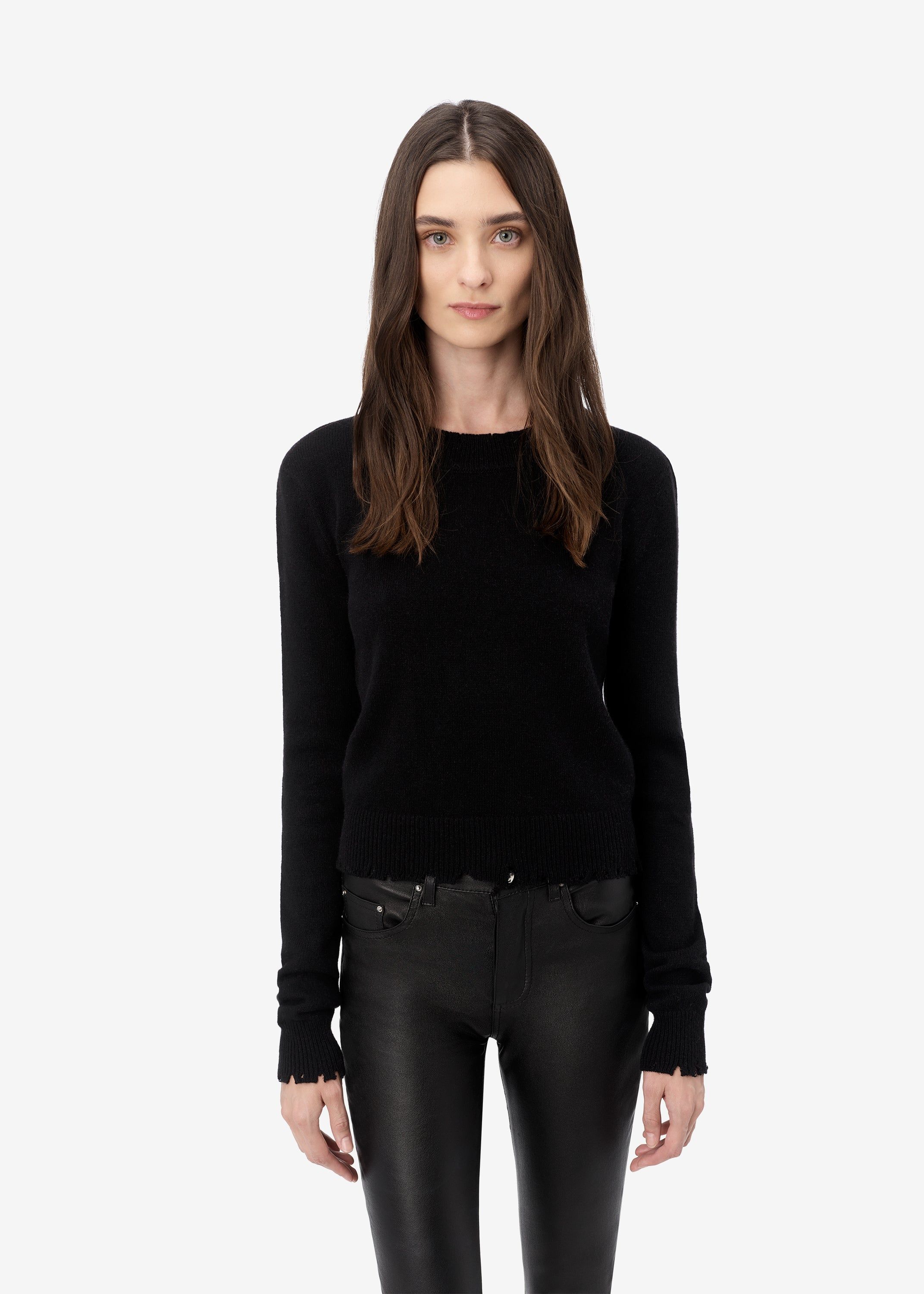 CLASSIC CASHMERE CREW - BLACK sold by AMIRI product image thumbnail 2