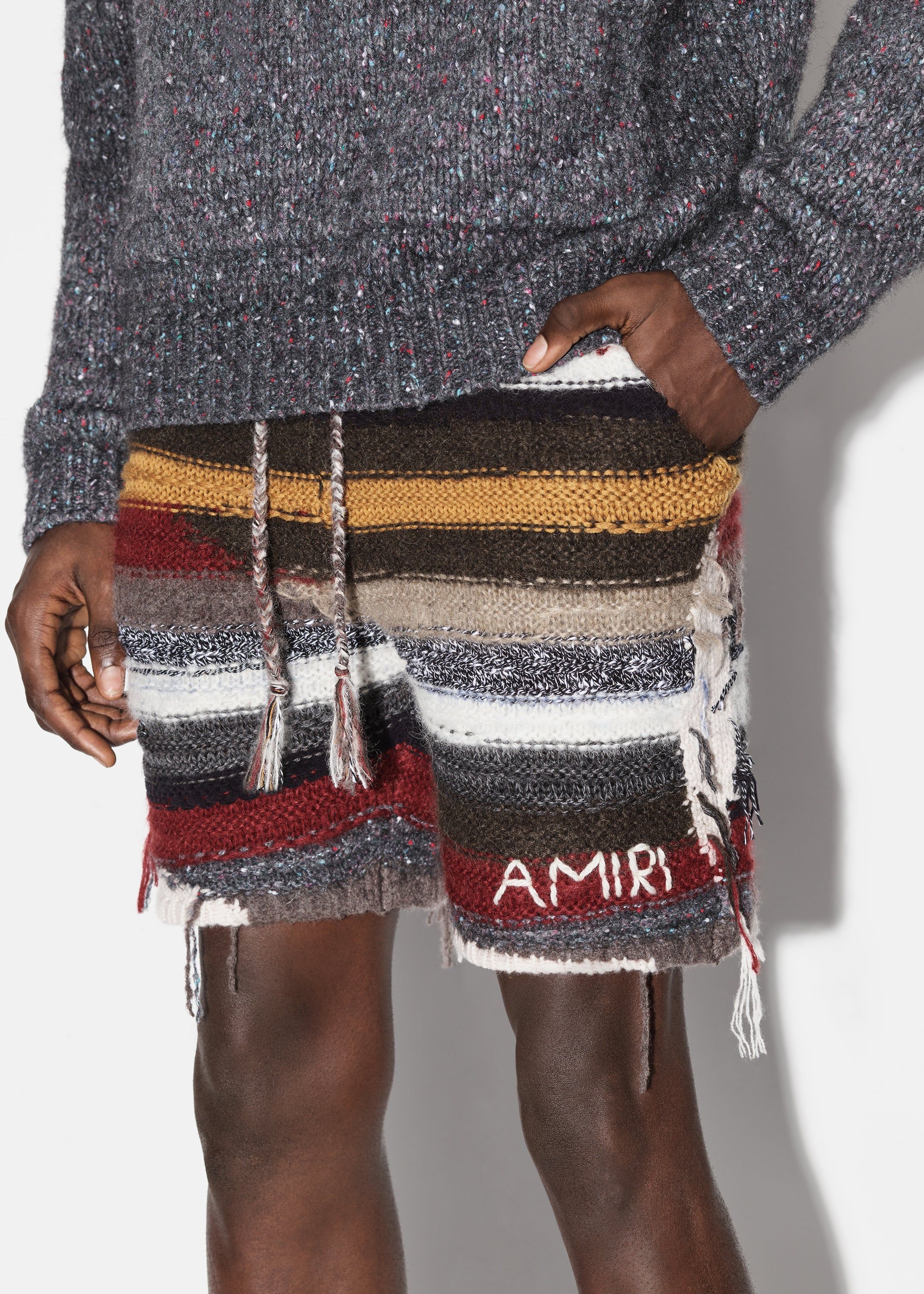 MULTICOLOR STRIPE SHORT - BROWN sold by AMIRI product image thumbnail 5