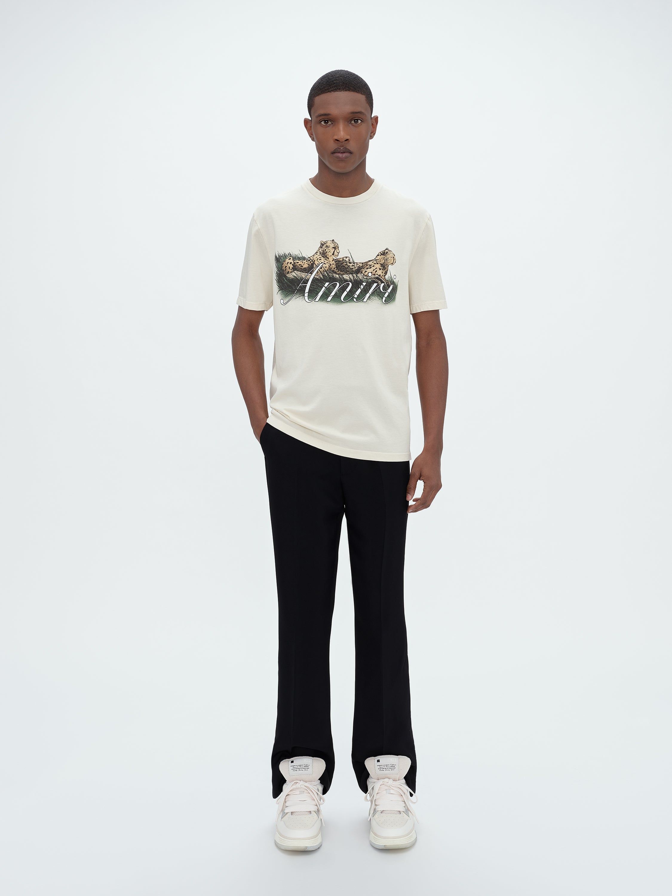 CHEETAH LOGO TEE - ALABASTER sold by AMIRI product image thumbnail 3