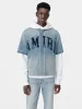 AMIRI SUNFADED BASEBALL SHIRT - Perfect Indigo sold by AMIRI