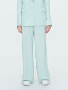 WOMEN - WIDE LEG DOUBLE PLEATED PANT - GREEN sold by AMIRI