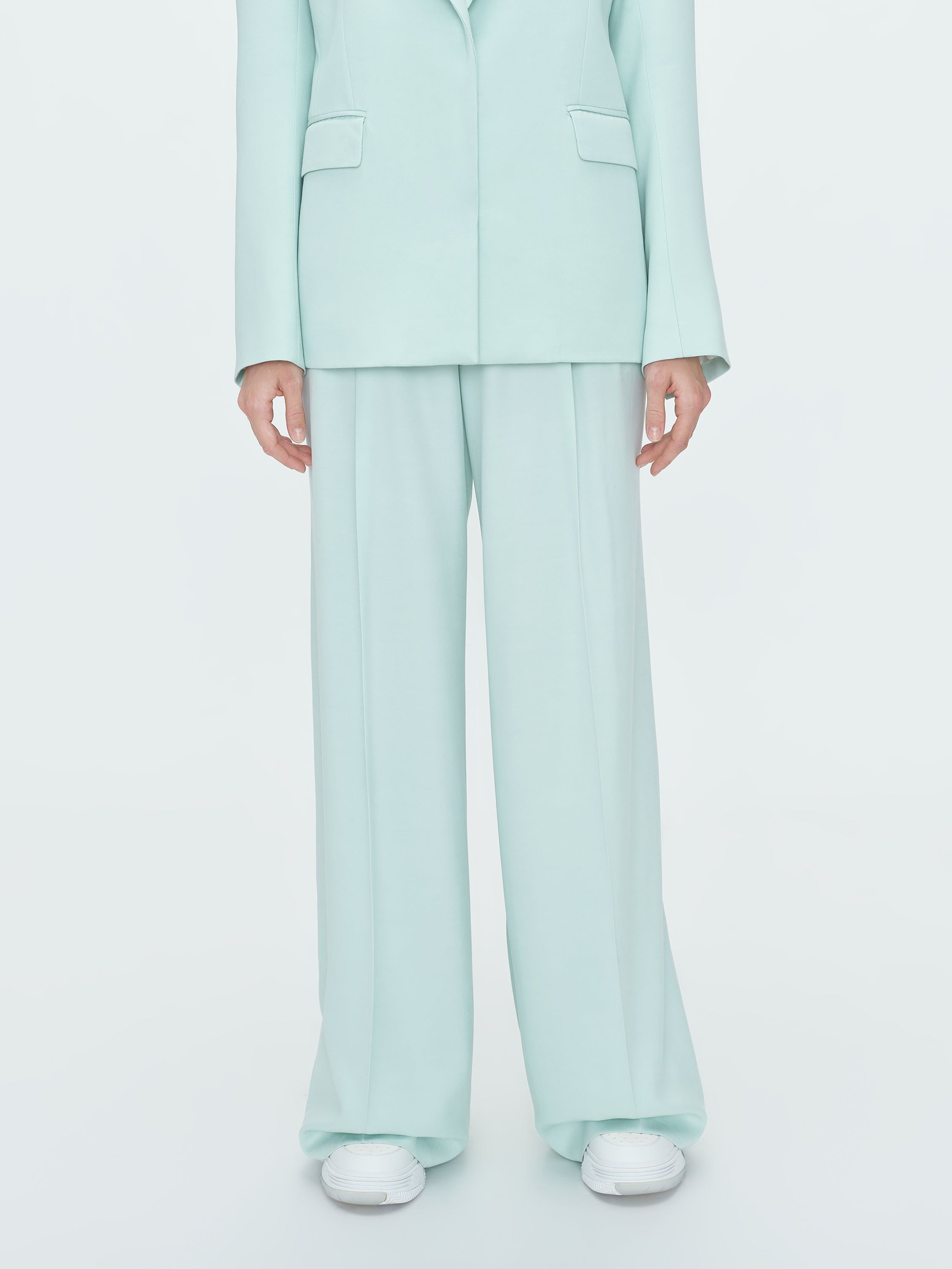 WOMEN - WIDE LEG DOUBLE PLEATED PANT - GREEN sold by AMIRI product image thumbnail 3