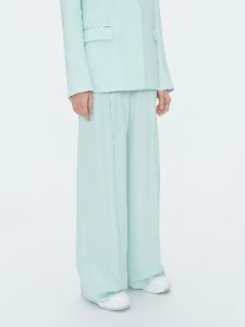 WOMEN - WIDE LEG DOUBLE PLEATED PANT - GREEN sold by AMIRI