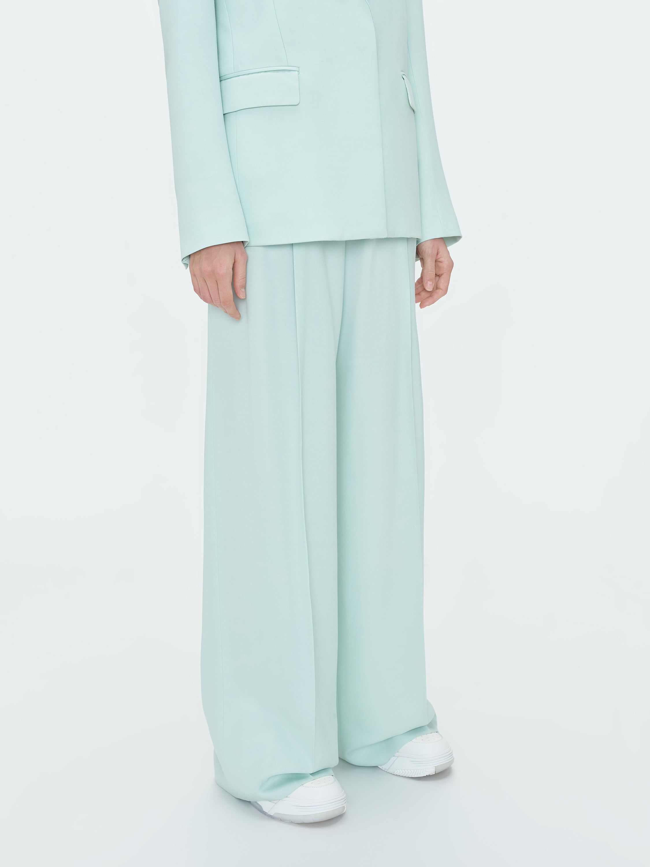 WOMEN - WIDE LEG DOUBLE PLEATED PANT - GREEN sold by AMIRI product image thumbnail 4