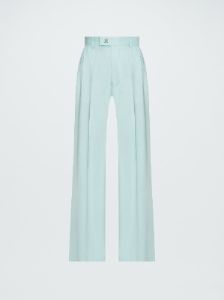 WOMEN - WIDE LEG DOUBLE PLEATED PANT - GREEN sold by AMIRI