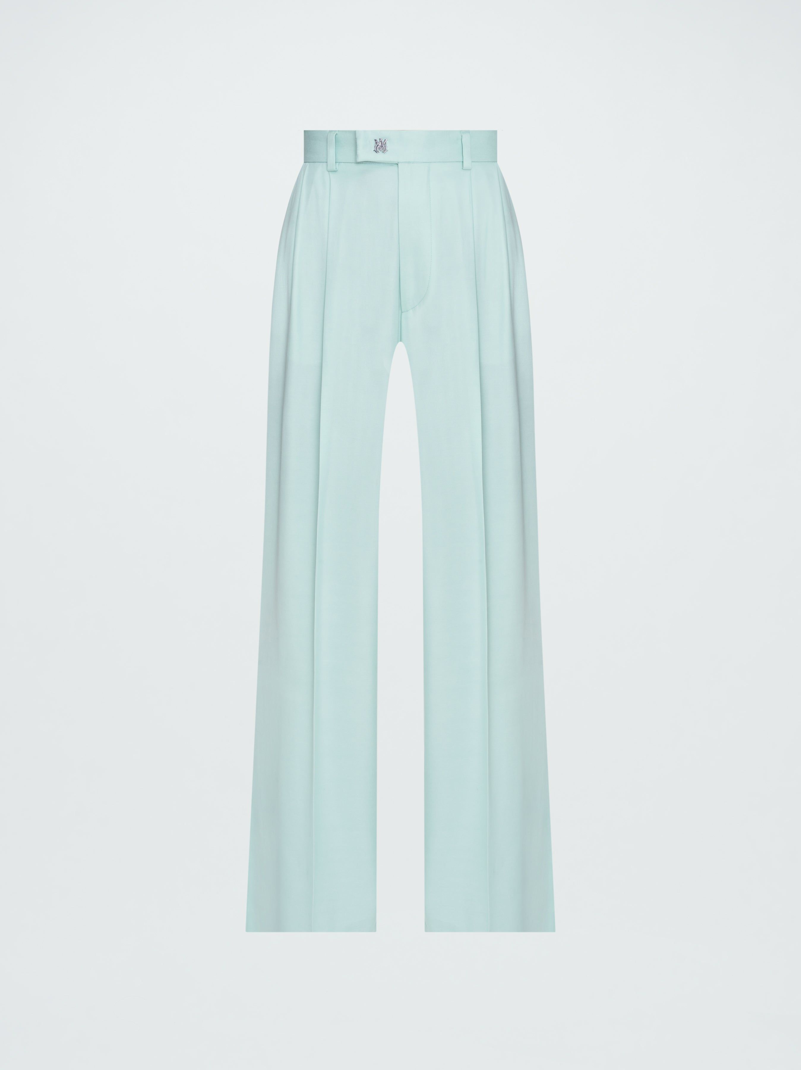 WOMEN - WIDE LEG DOUBLE PLEATED PANT - GREEN sold by AMIRI
