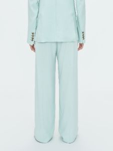 WOMEN - WIDE LEG DOUBLE PLEATED PANT - GREEN sold by AMIRI