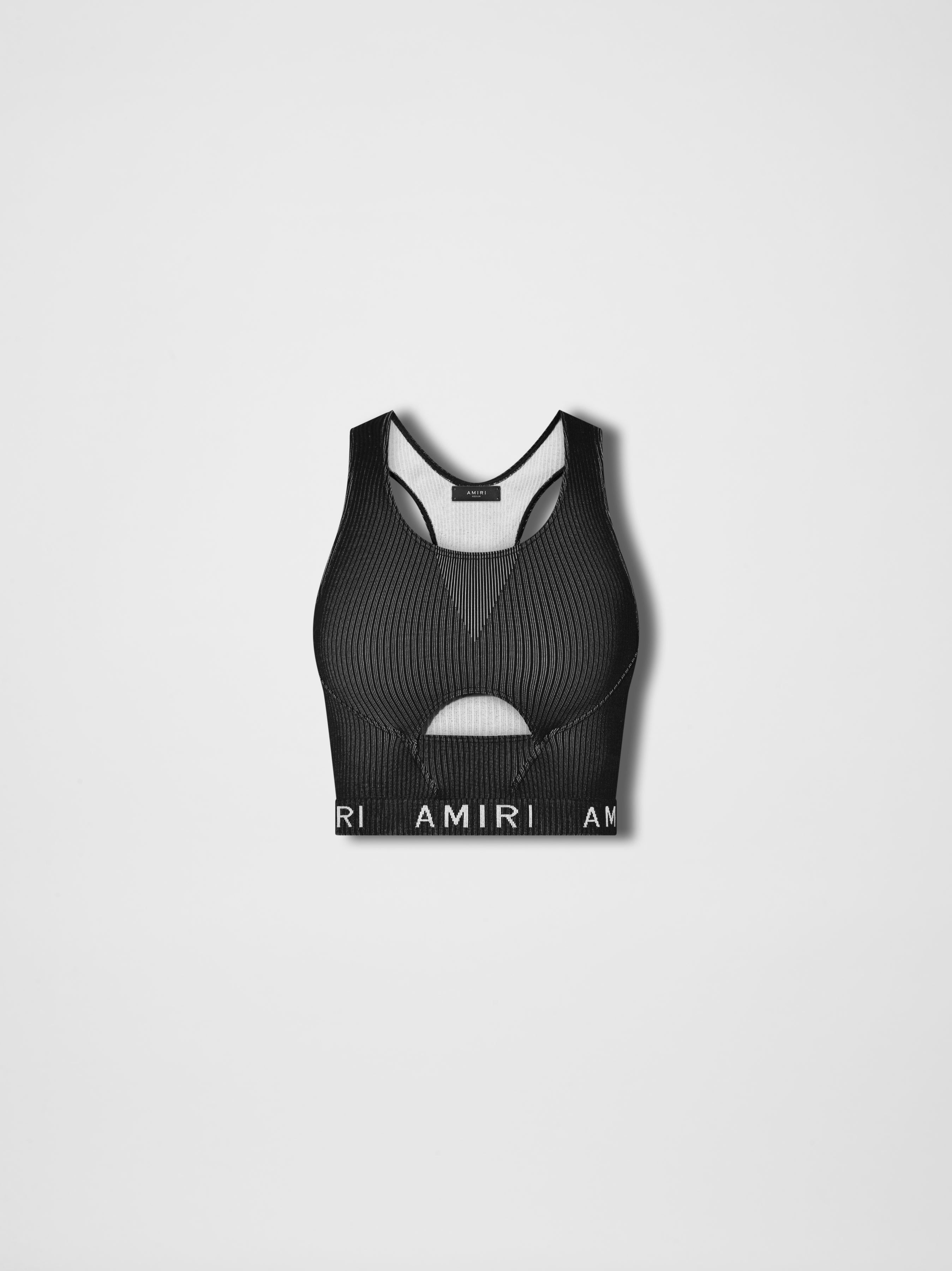 WOMEN - CUT OUT BRA - BLACK sold by AMIRI