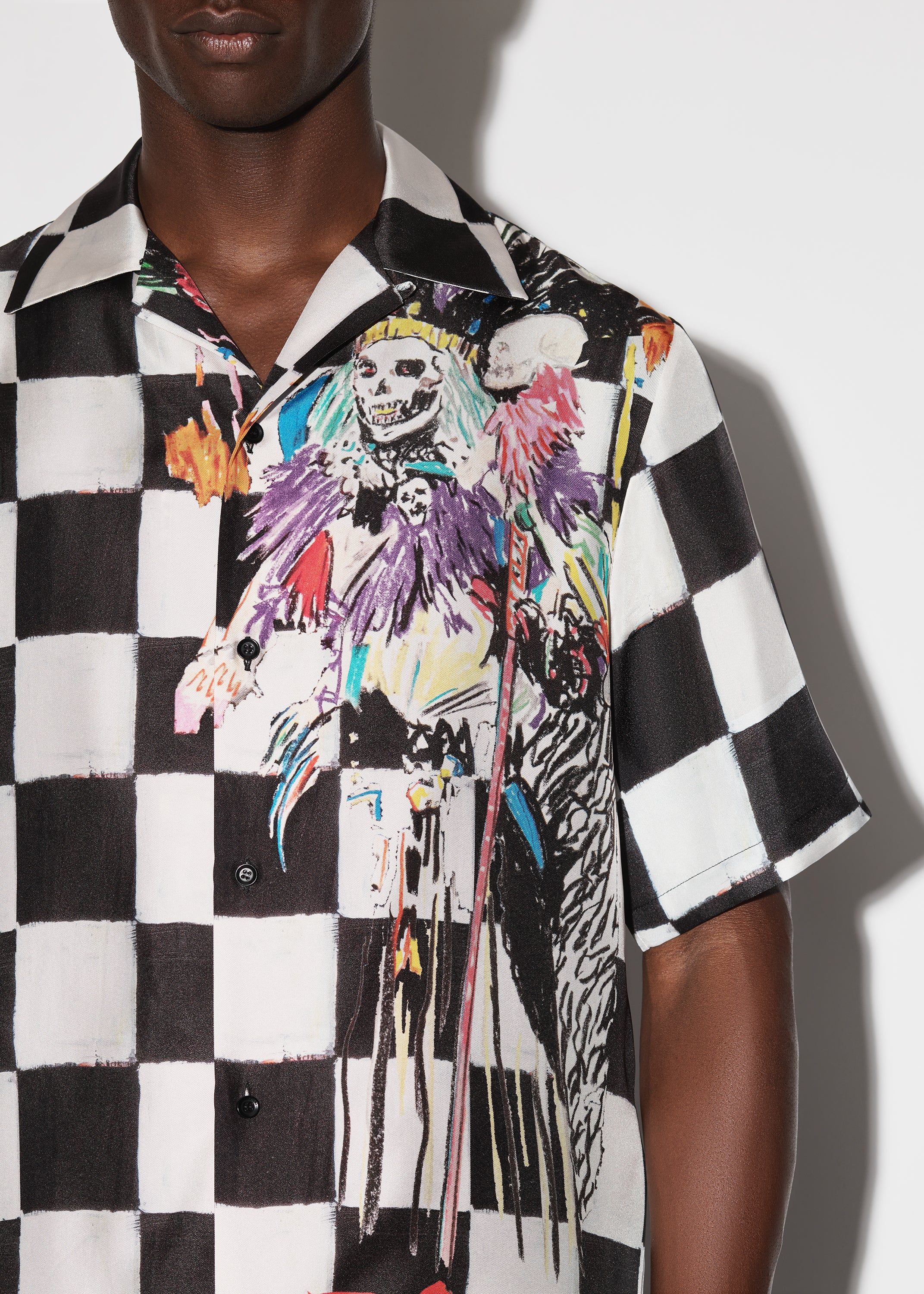 WES LANG SKULL BOWLING SHIRT - MULTI sold by AMIRI product image thumbnail 5