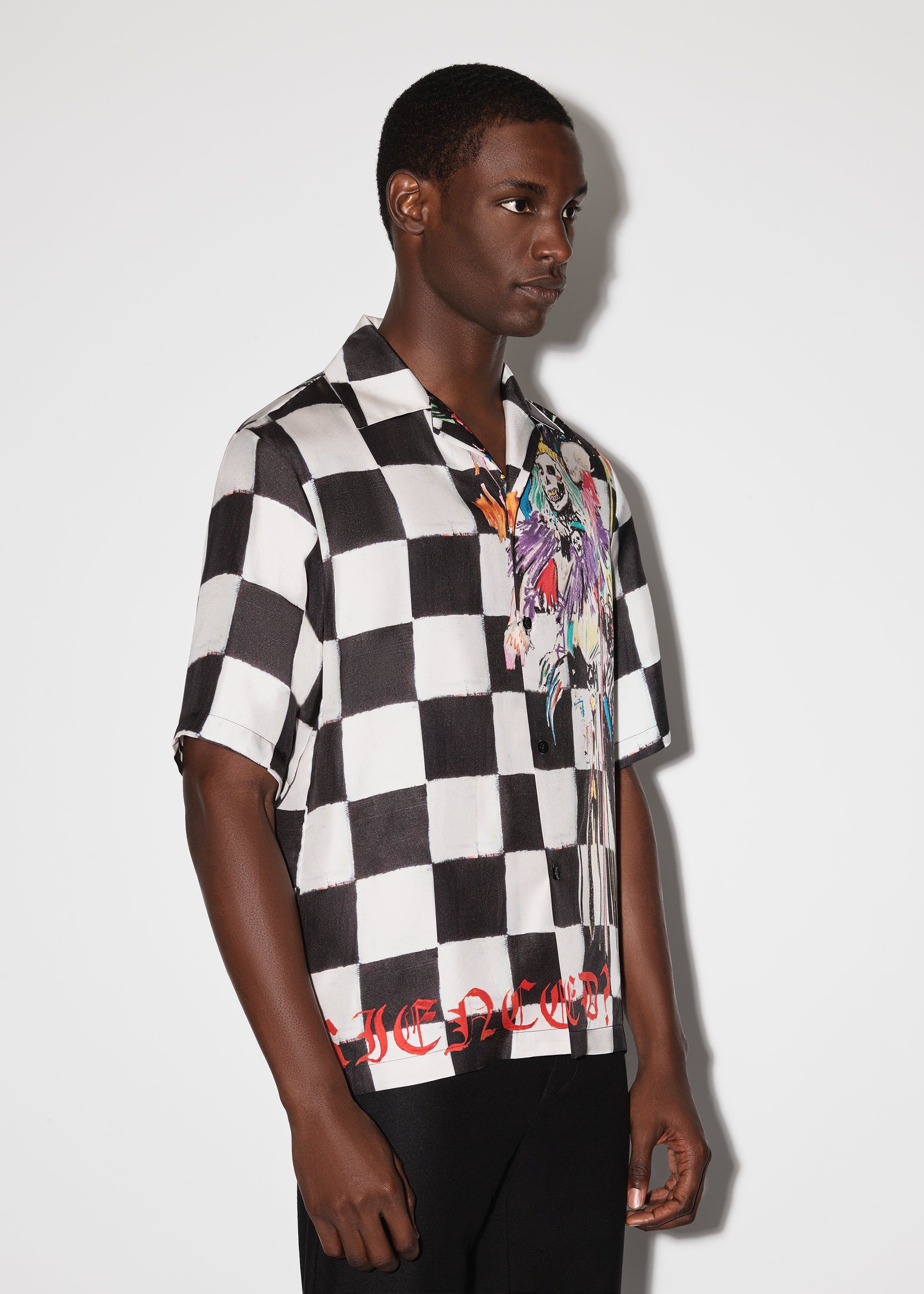 WES LANG SKULL BOWLING SHIRT - MULTI sold by AMIRI product image thumbnail 3