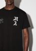 WES LANG CHECKER SKULL TEE - BLACK sold by AMIRI