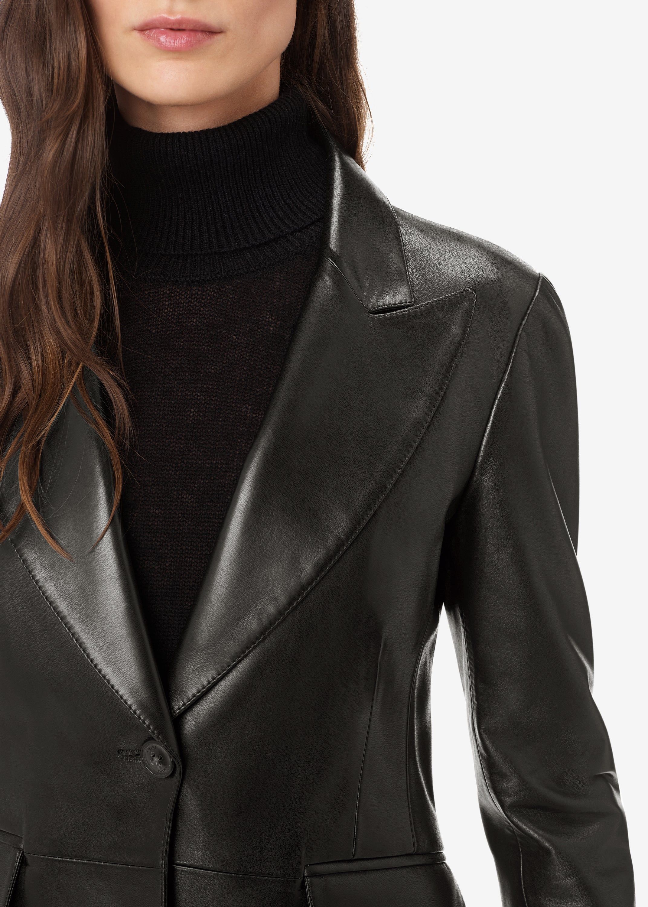 WOMEN - LEATHER BLAZER - BLACK sold by AMIRI product image thumbnail 5