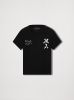 WES LANG CHECKER SKULL TEE - BLACK sold by AMIRI