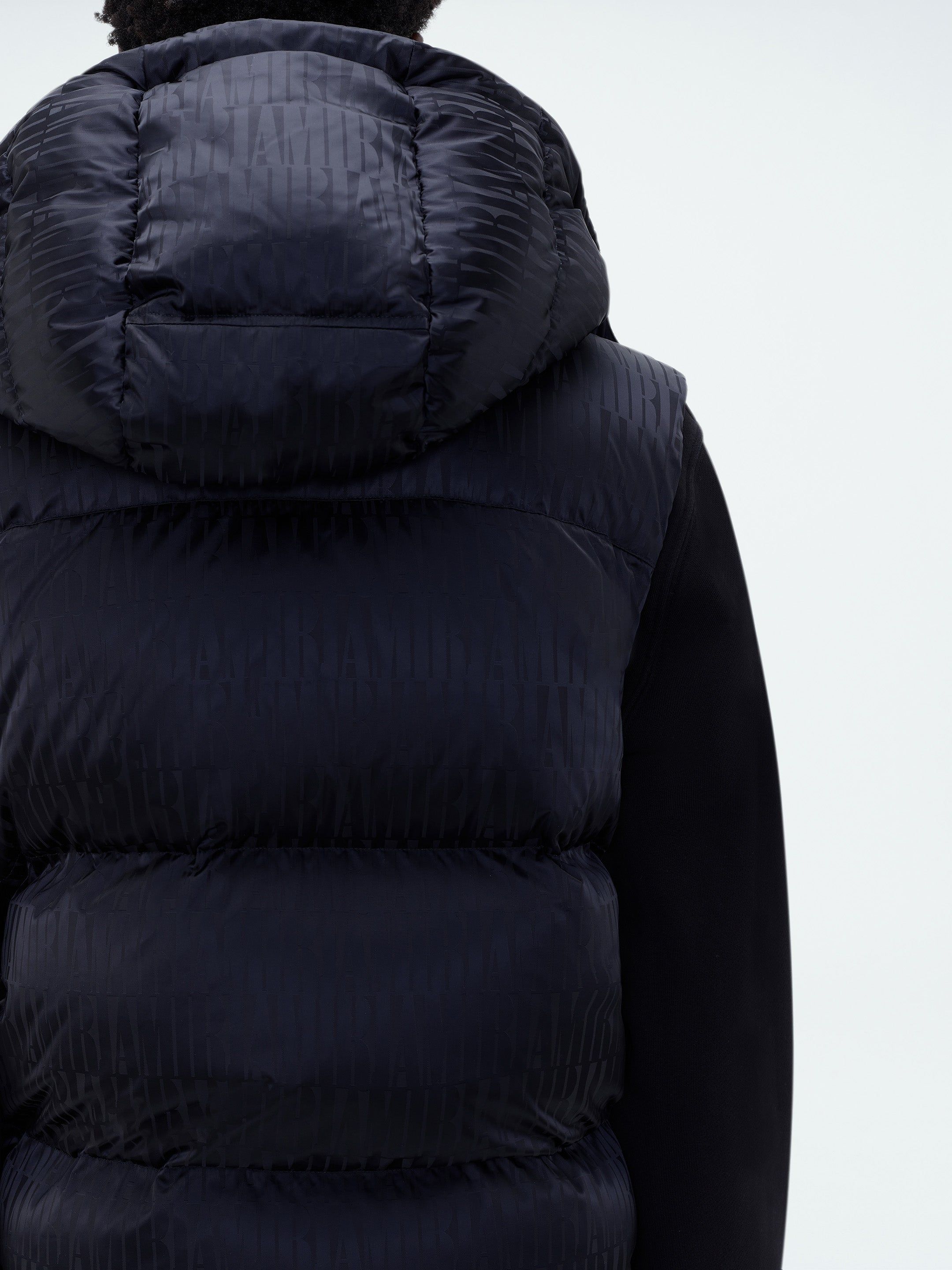 AMIRI JACQUARD DOWN GILET - BLACK sold by AMIRI product image thumbnail 7