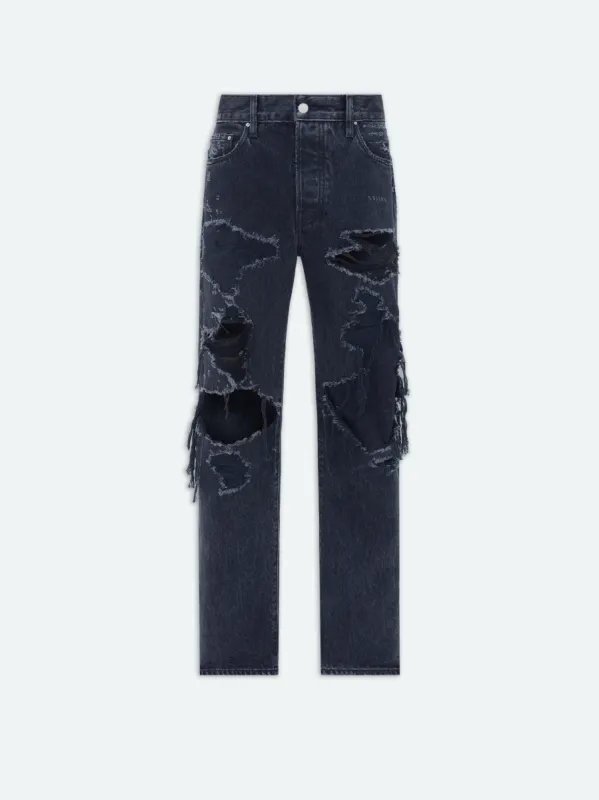 WOMEN - DISTRESSED STRAIGHT - Faded Black sold by AMIRI