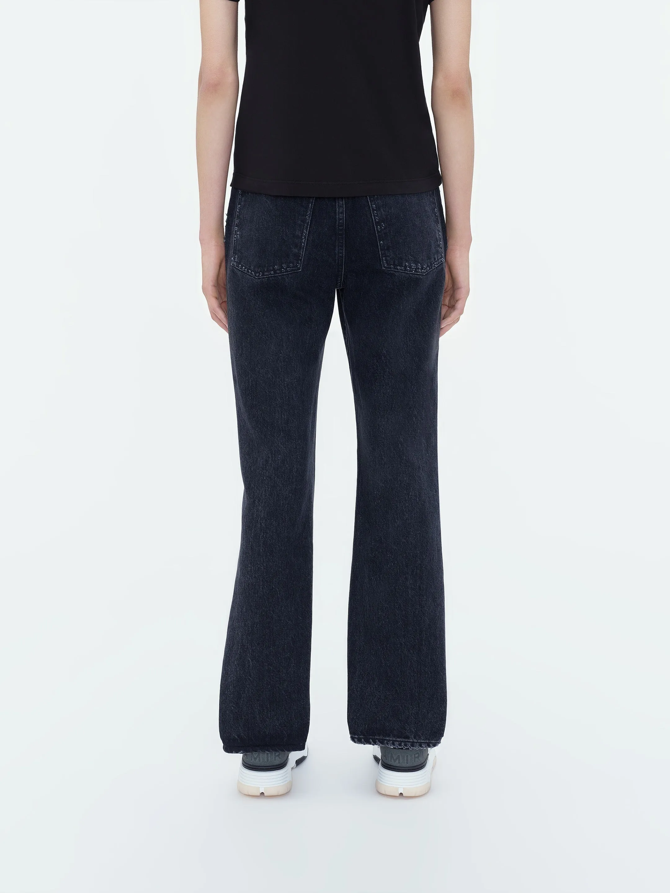 WOMEN - DISTRESSED STRAIGHT - Faded Black sold by AMIRI product image thumbnail 5