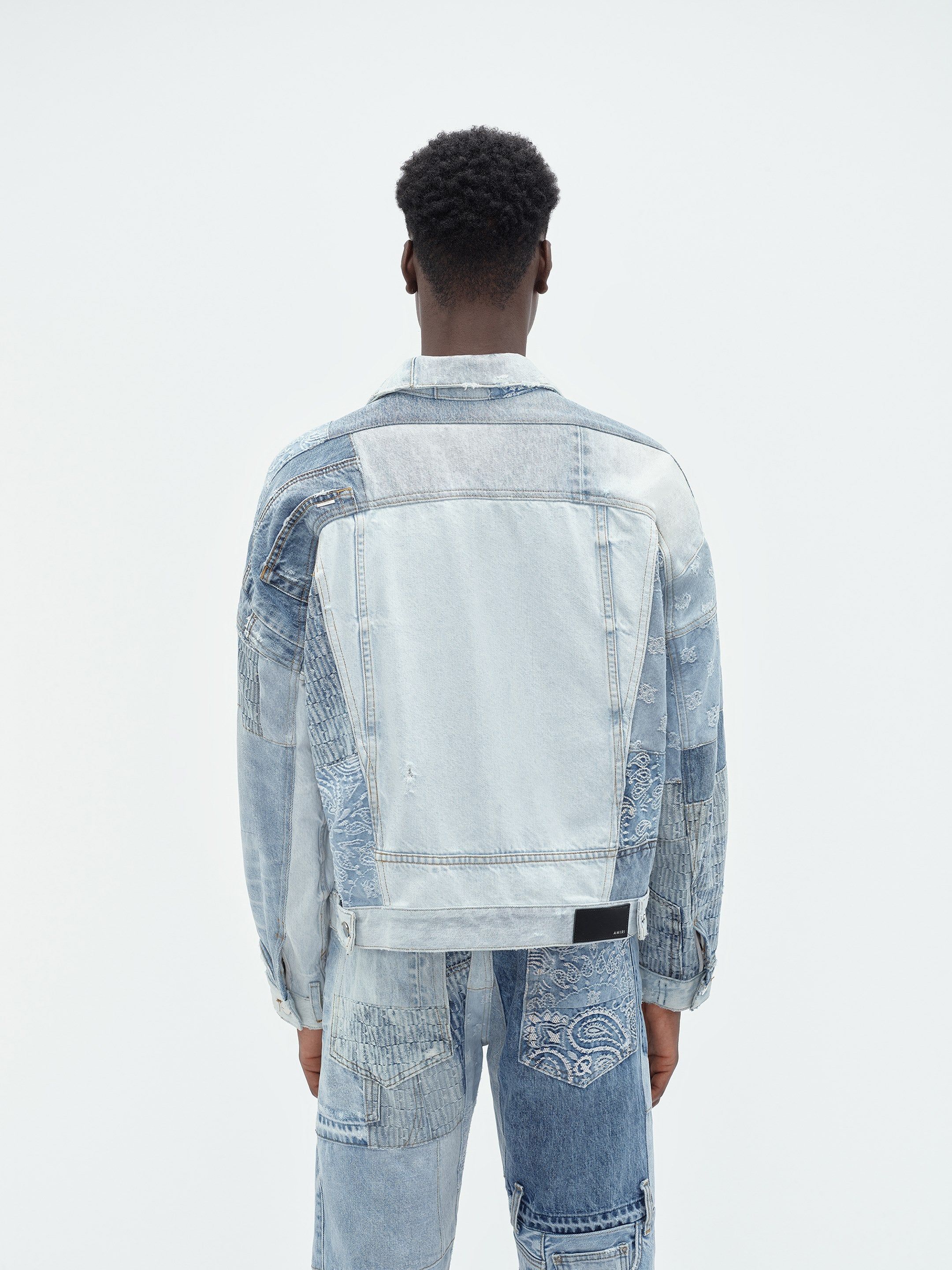 PATCHWORK TRUCKER JACKET - Multi sold by AMIRI product image thumbnail 5
