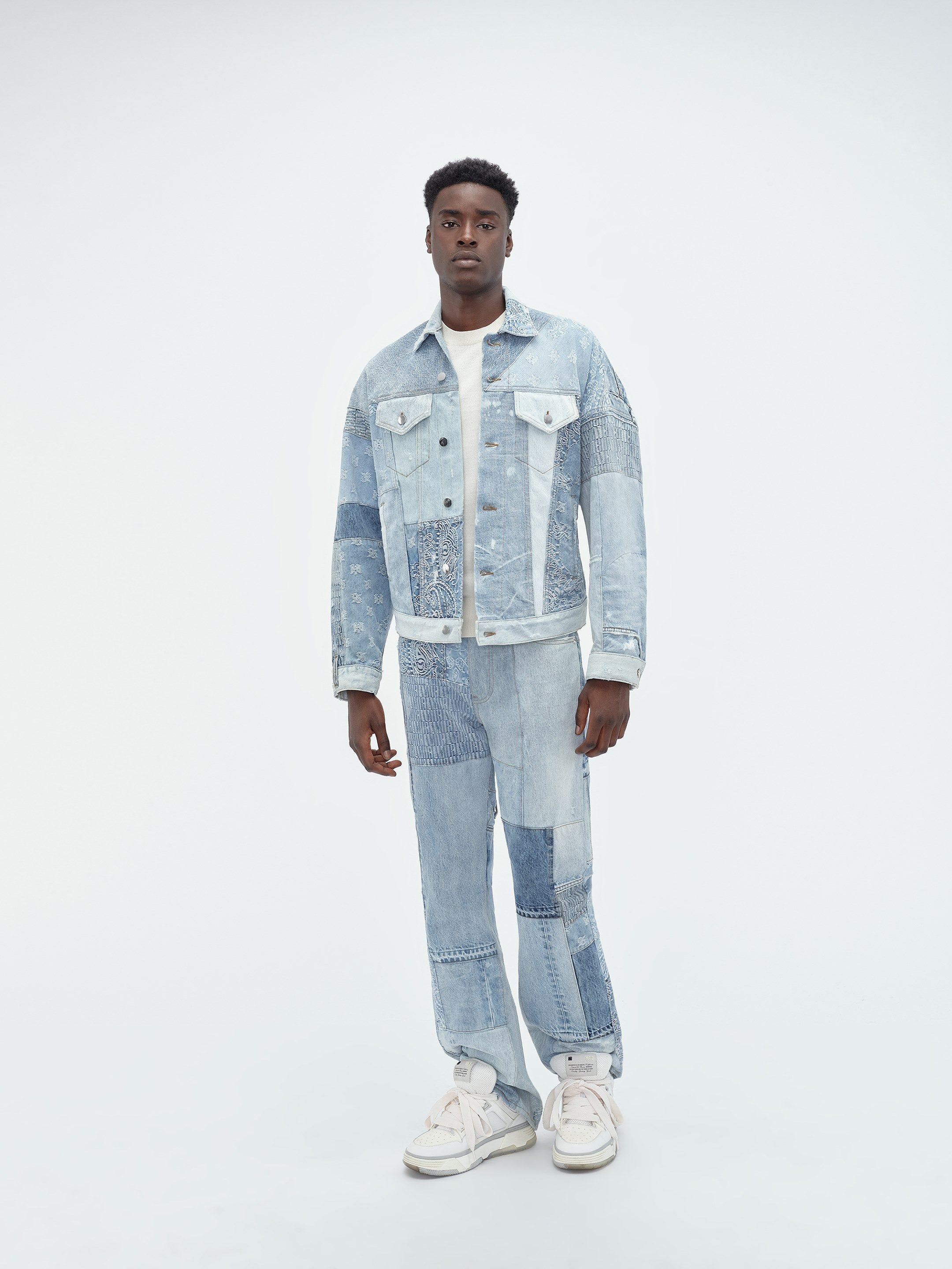 PATCHWORK TRUCKER JACKET - Multi sold by AMIRI product image thumbnail 2