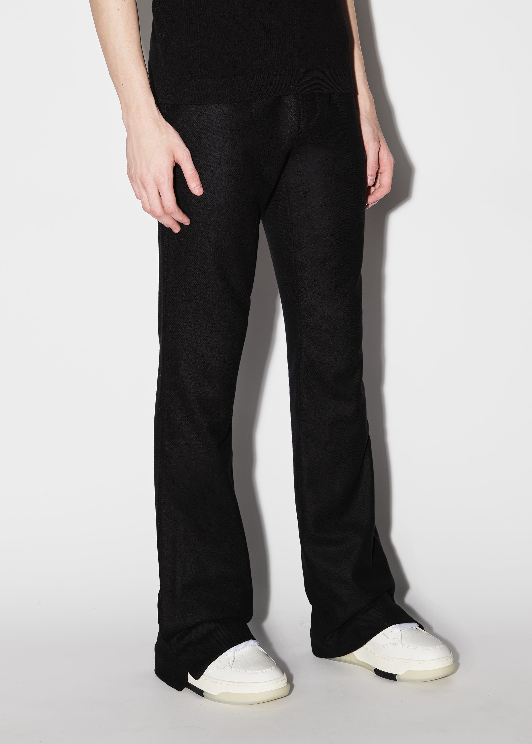 WOOL FLANNEL FLARE PANTS - BLACK sold by AMIRI product image thumbnail 2