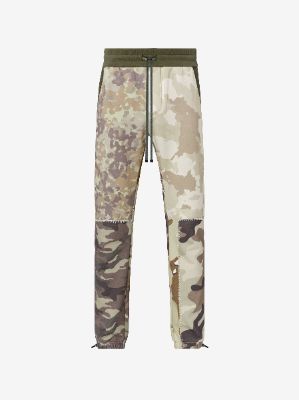 PATCHWORK CAMO SWEATPANT made by AMIRI