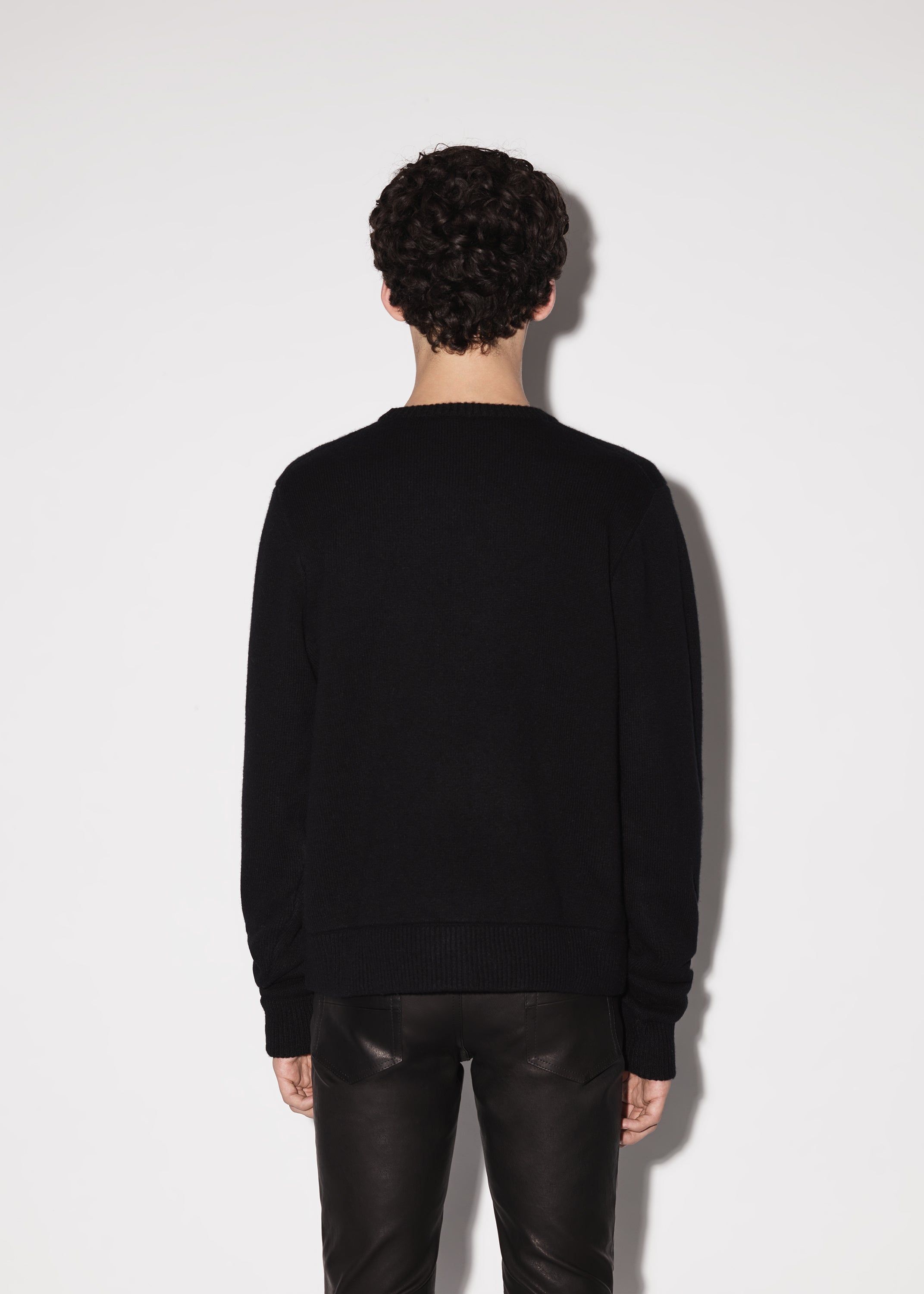 CUTOUT LOGO CREW - BLACK sold by AMIRI product image thumbnail 4