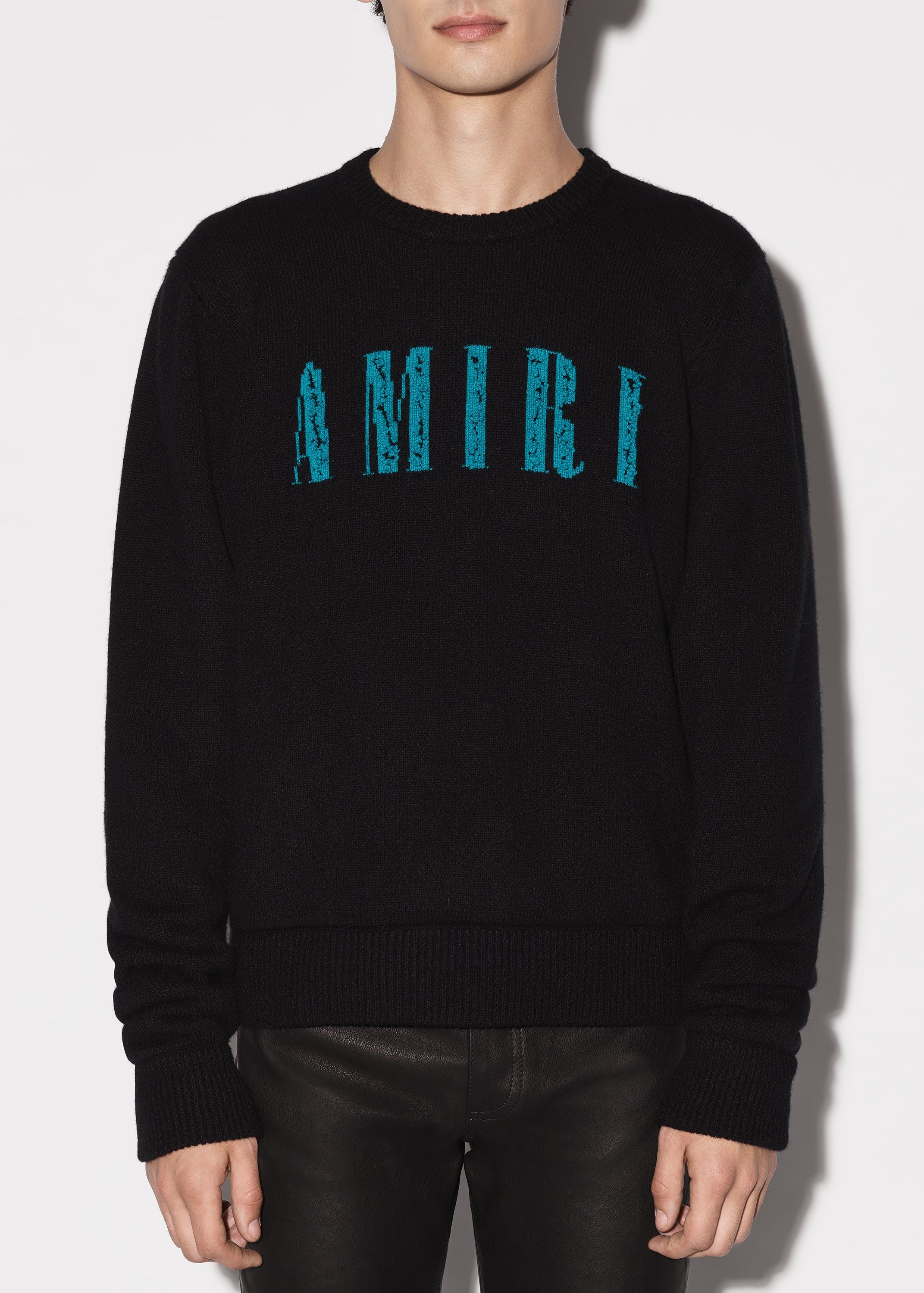 CUTOUT LOGO CREW - BLACK sold by AMIRI product image thumbnail 5