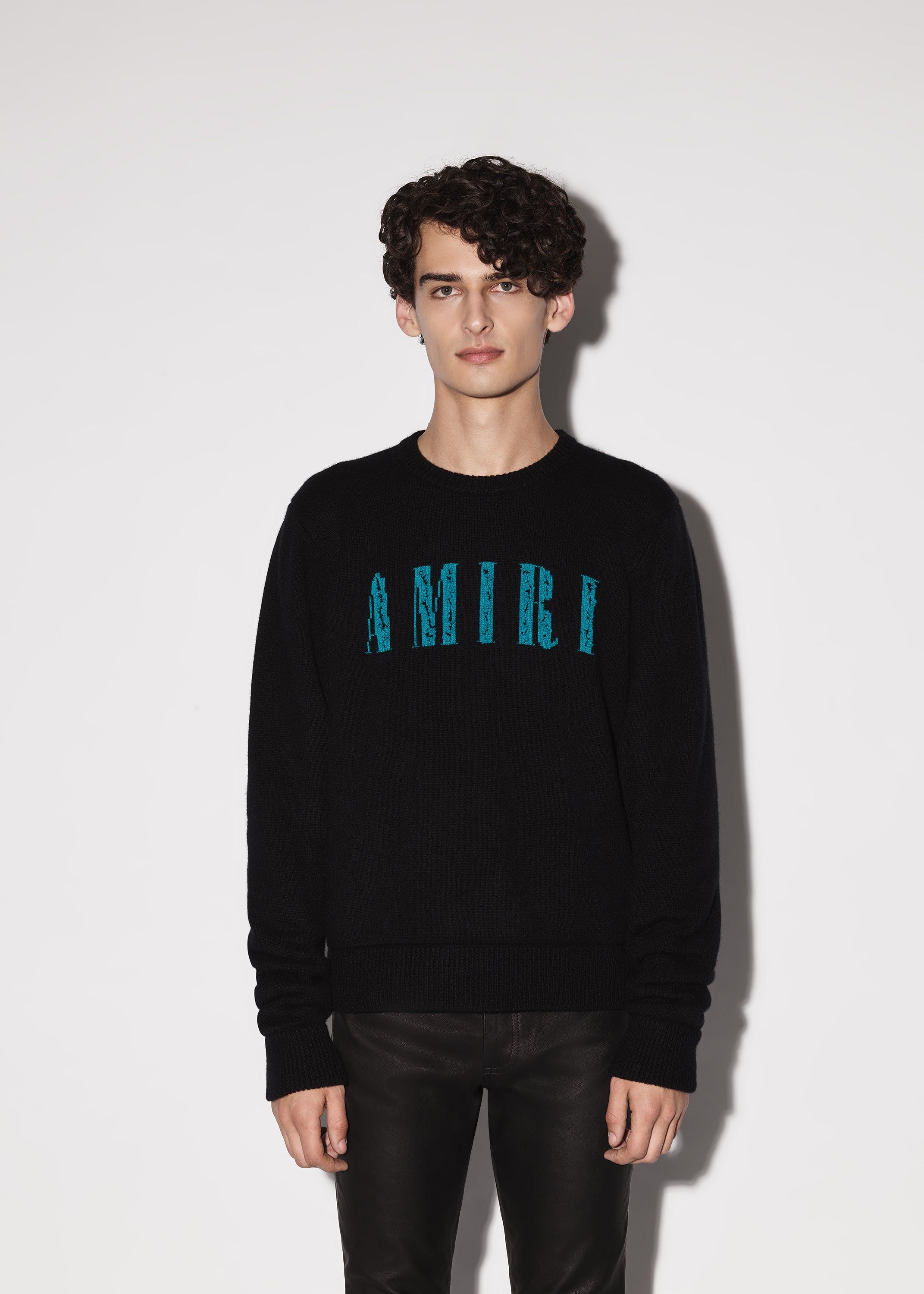 CUTOUT LOGO CREW - BLACK sold by AMIRI product image thumbnail 2