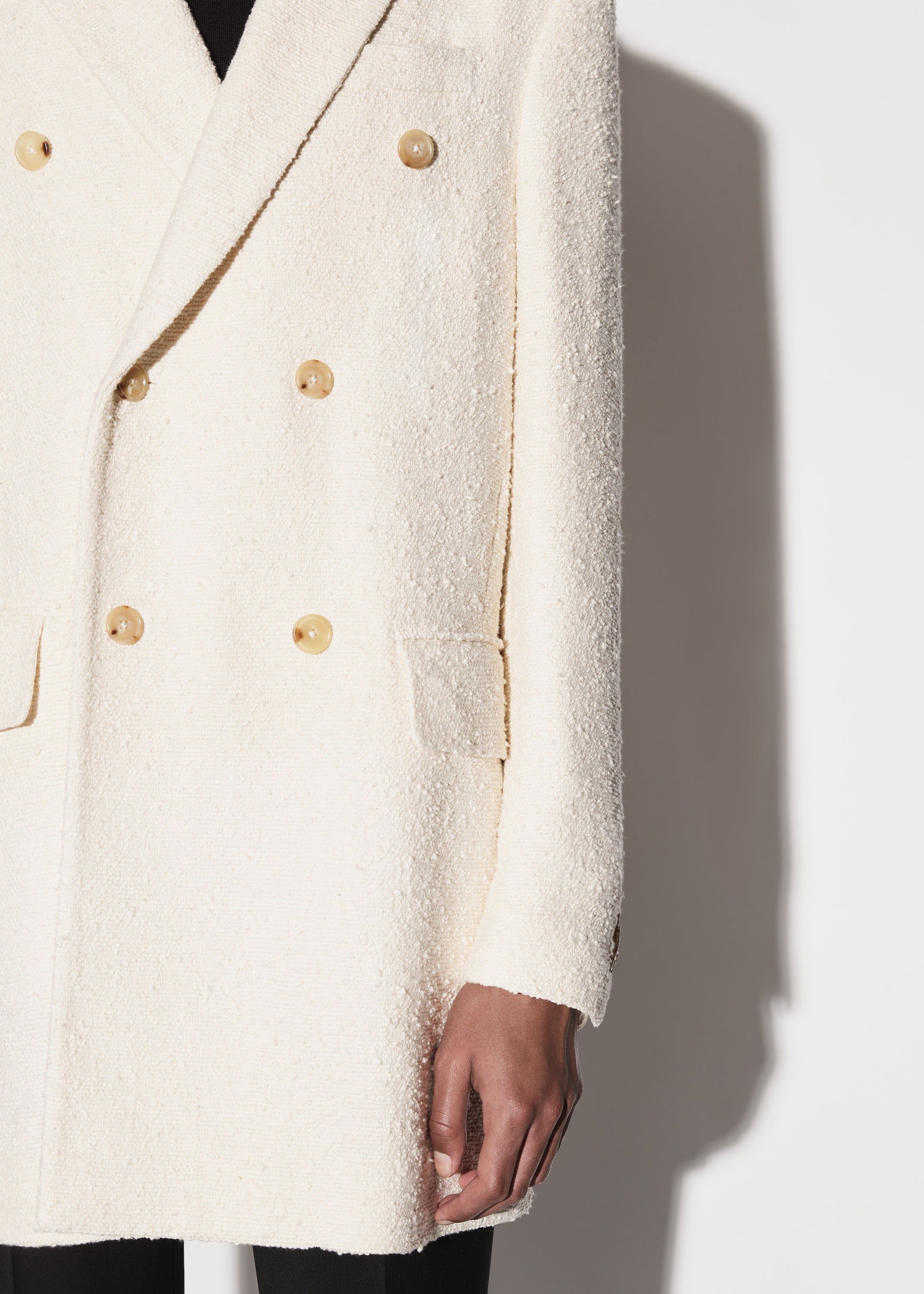 DOUBLE BREASTED JACKET - ALABASTER sold by AMIRI product image thumbnail 7