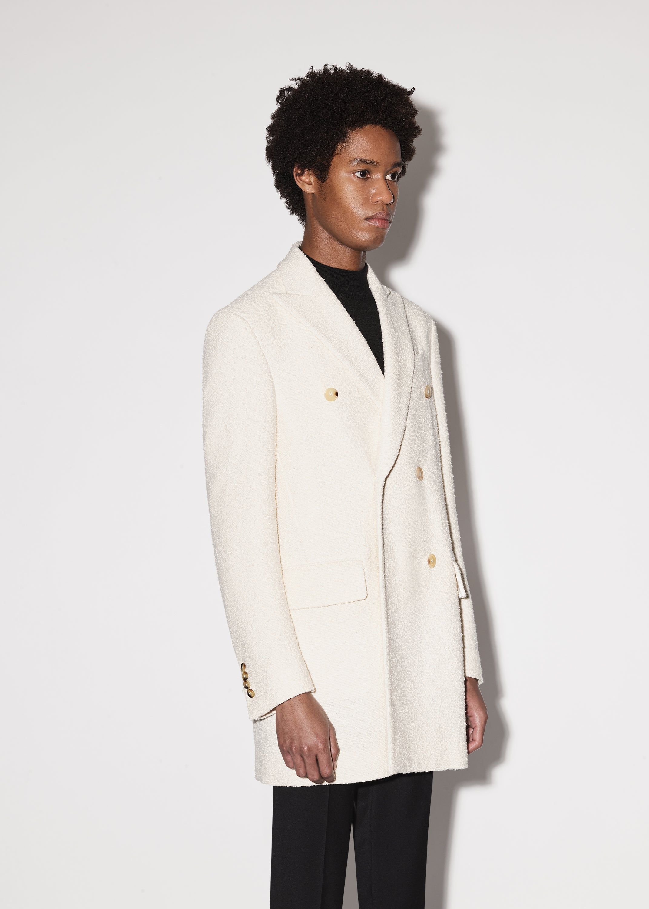 DOUBLE BREASTED JACKET - ALABASTER sold by AMIRI product image thumbnail 4