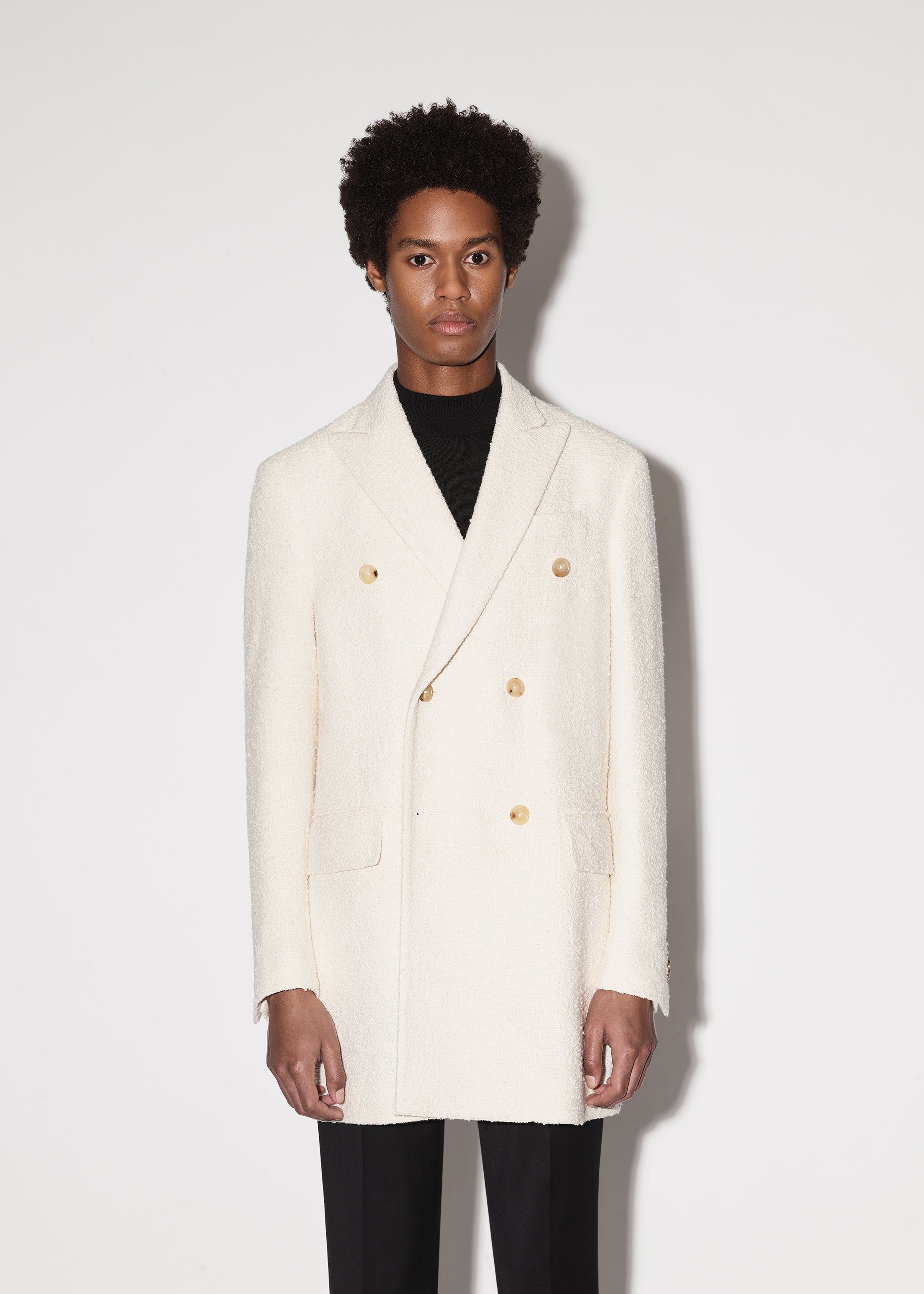 DOUBLE BREASTED JACKET - ALABASTER sold by AMIRI product image thumbnail 3